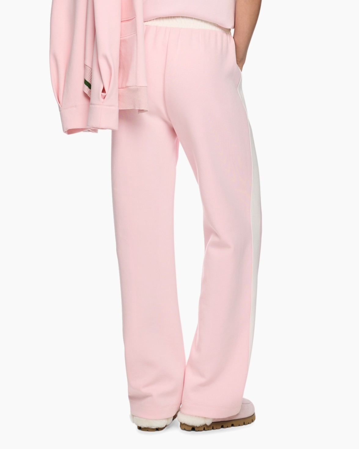 broeken, trainingspak, roze, joggers, fleece gevoerd
