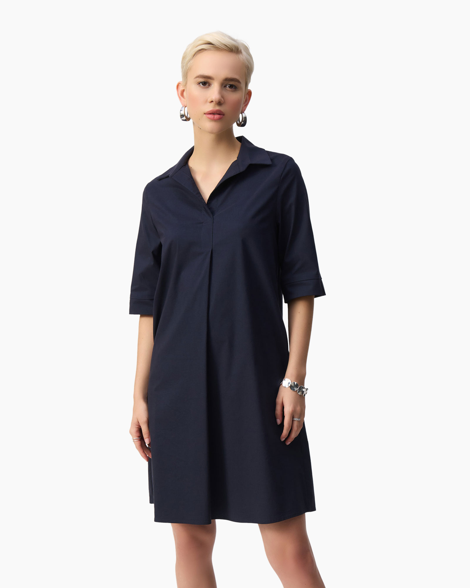 Mini Jurk Little Black Donker Blauw
