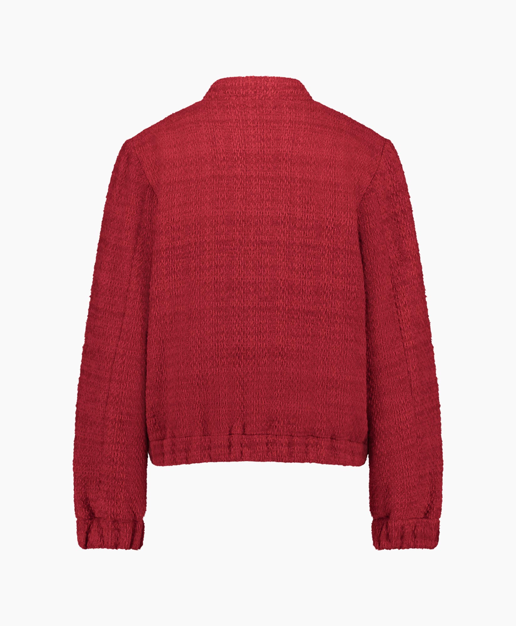 Jack Jax Tweed Bomber Jacket Rood