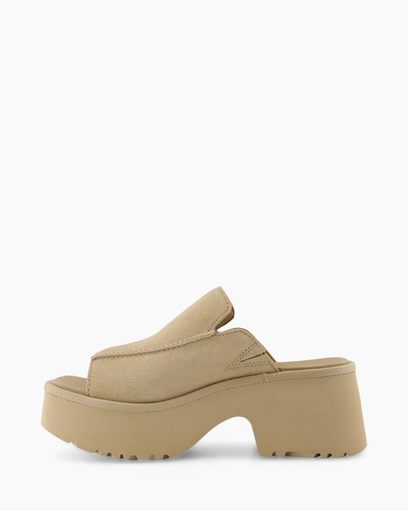 Sandaal Met Hak W New Heights Slide Beige
