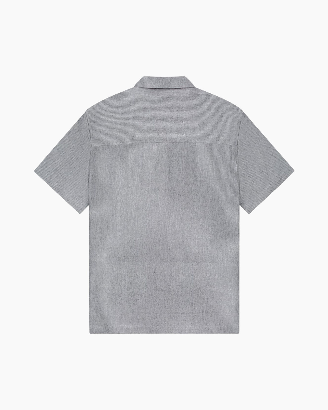 shirt, short-sleeve, polo, gray, textured