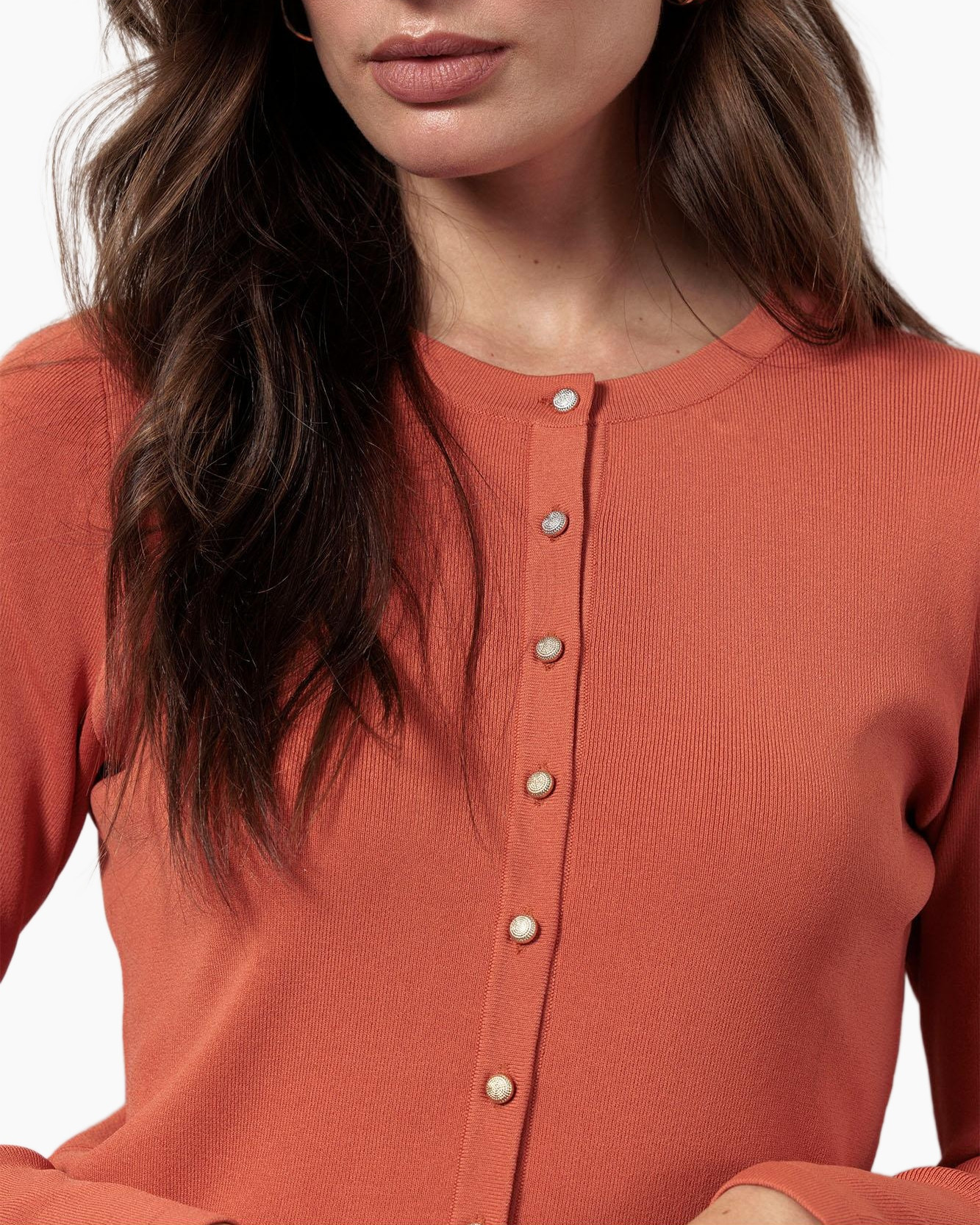 Vest Maud Cardigan Oranje