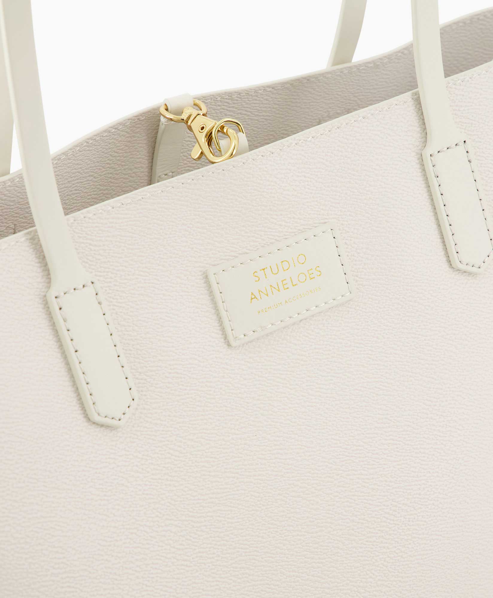 Tas Shopper Sa Solid Off White