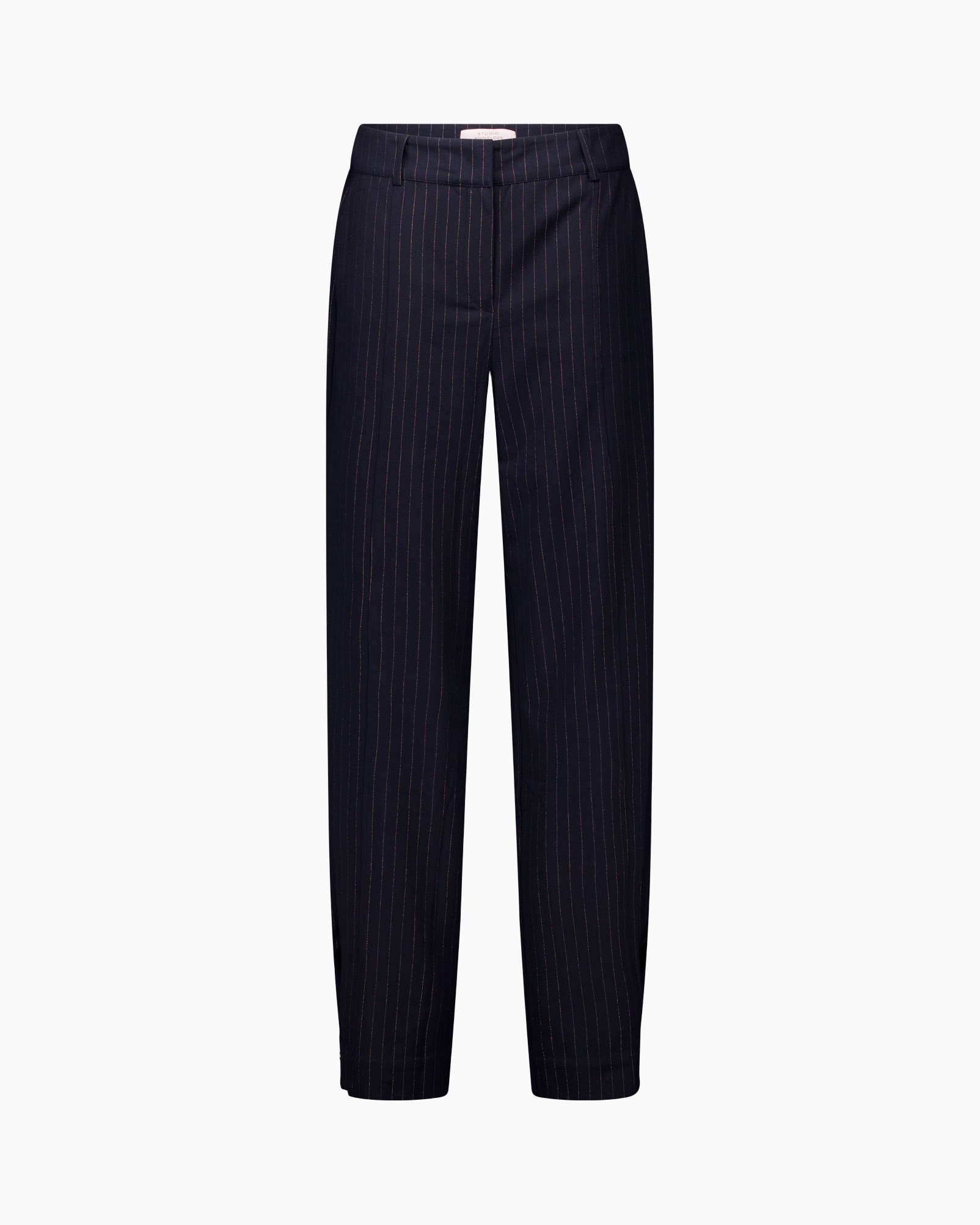 broeken, pantalon, streep, navy, formeel