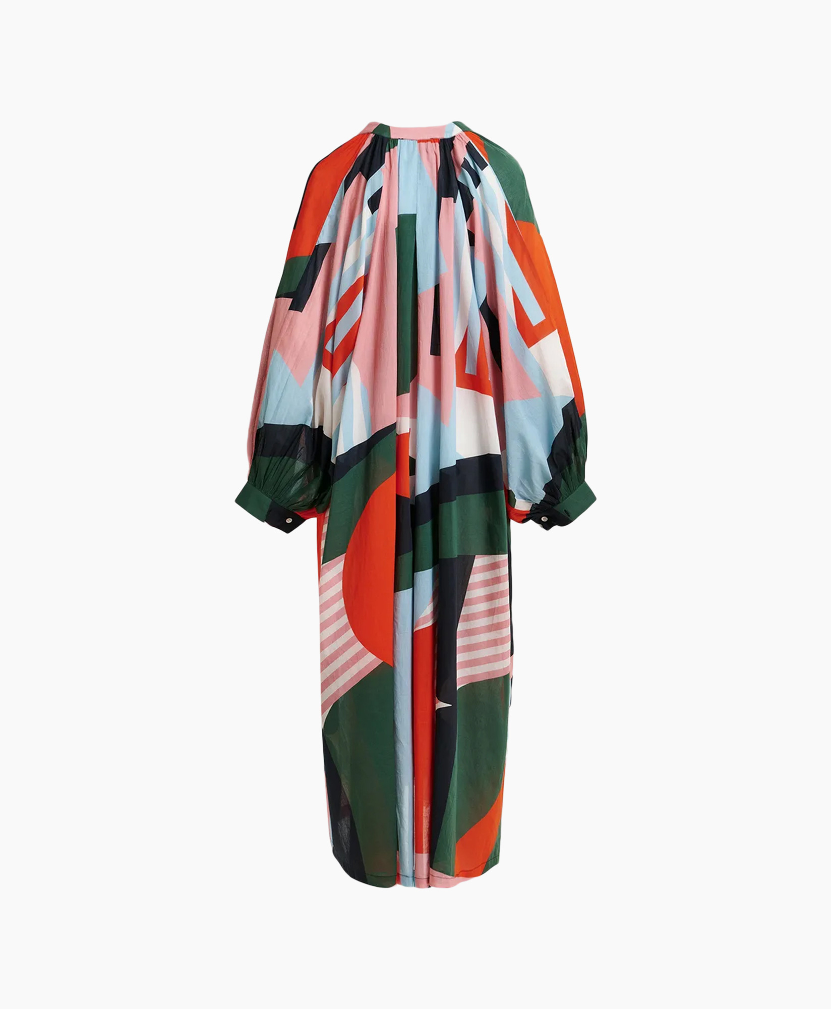 Jurk Fallorca midden blauw