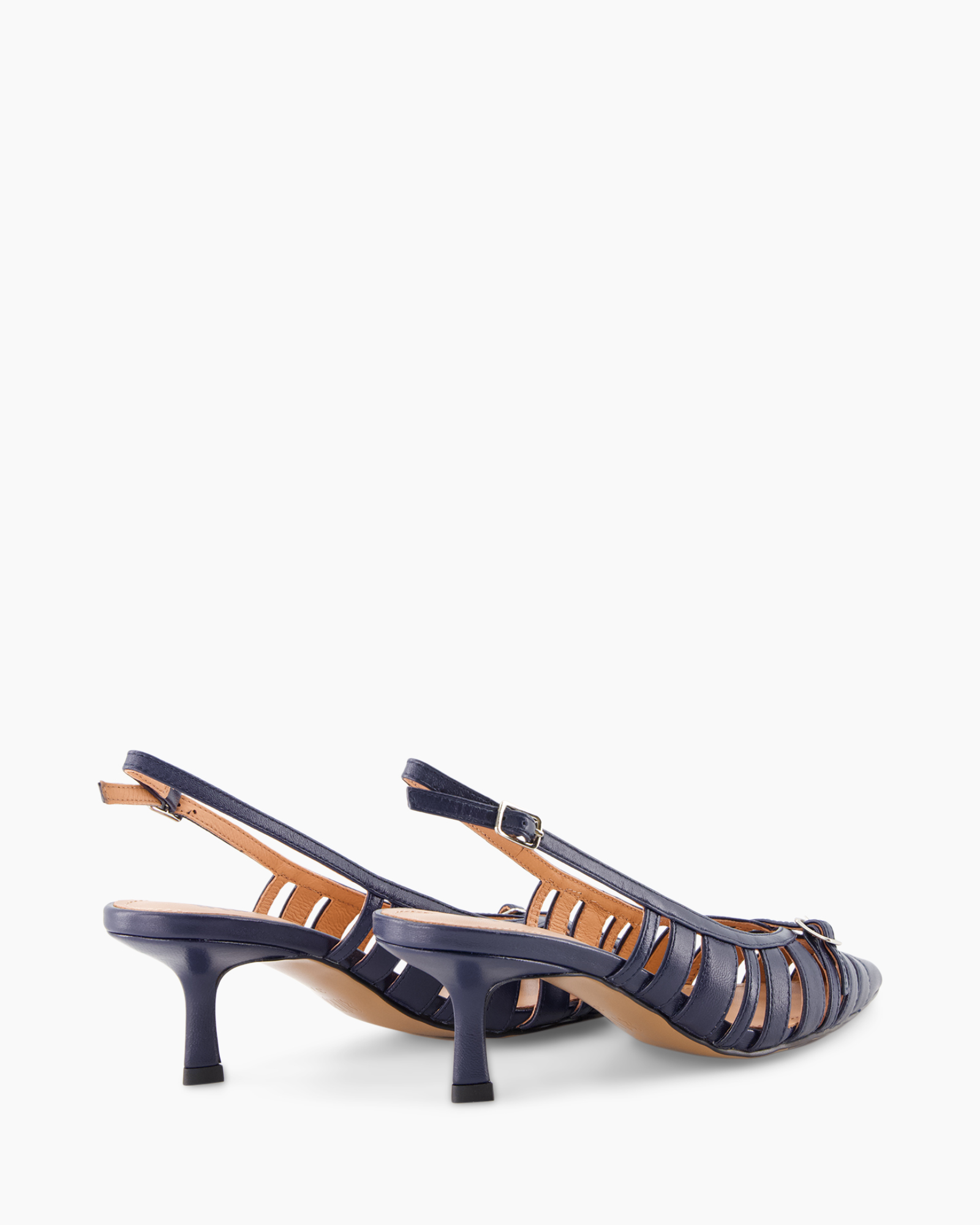 sandalen, hakken, sandaaltjes met riemen, open teen, blauw