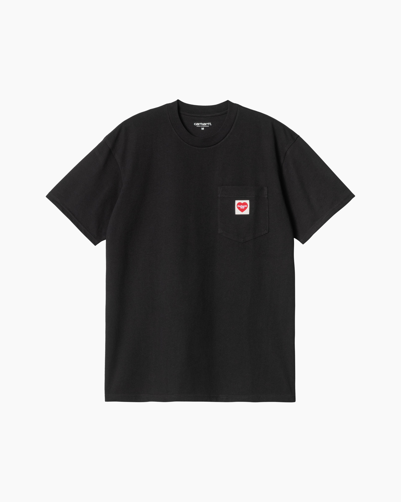T-shirt Korte Mouw S/s Pocket Heart T-shirt Zwart