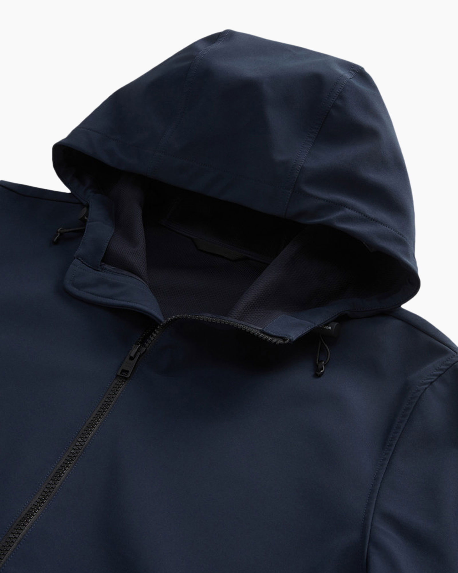 Softshell Jas Soft Shell Full Zip Hoodie Donker Blauw