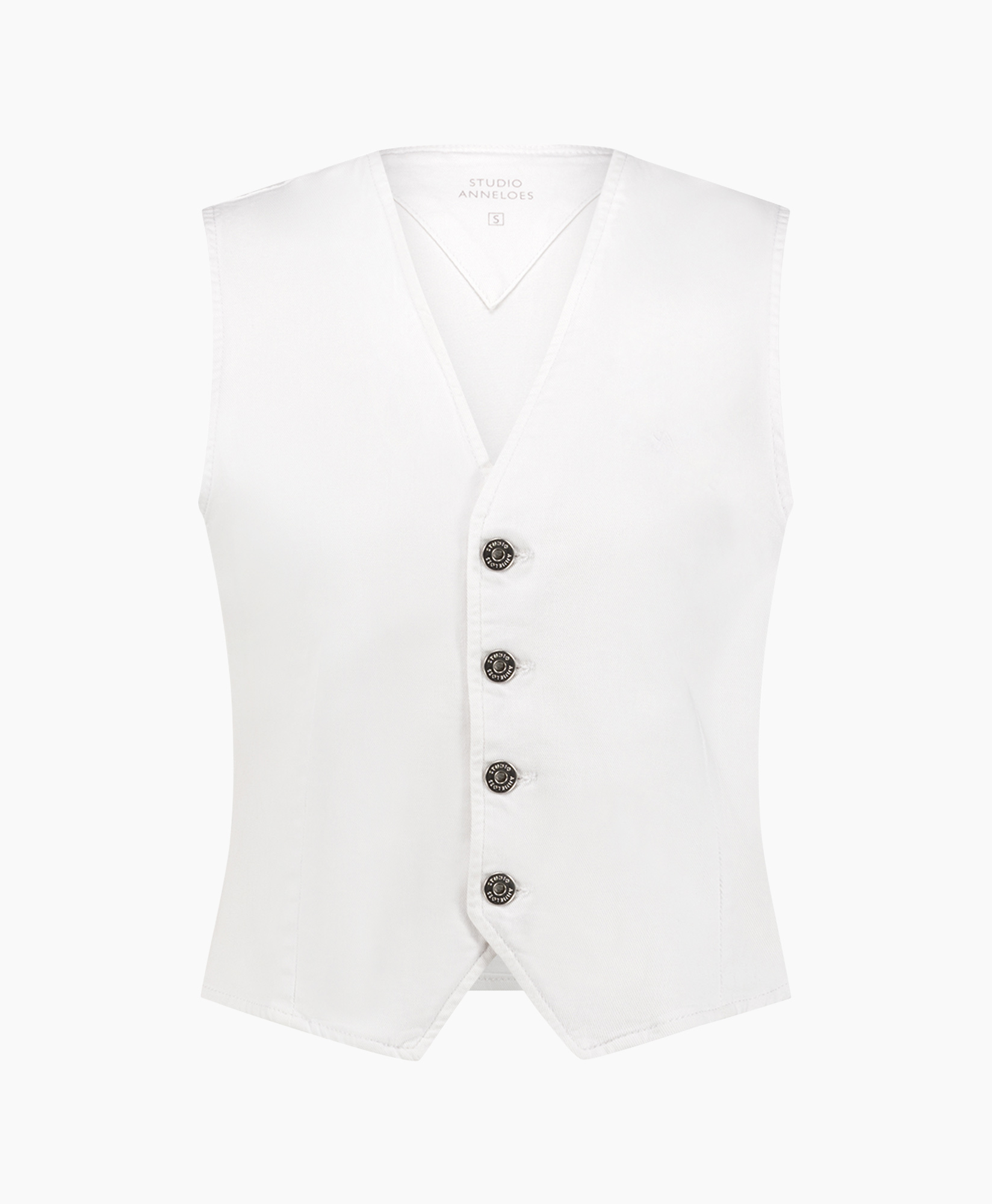 Gilet Gizel Denim Gilet Wit
