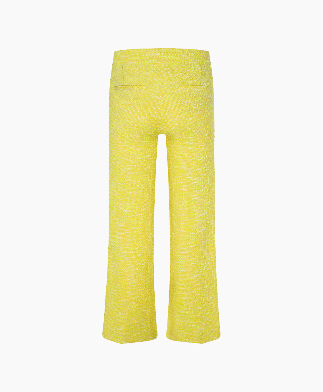 Broek Faith Fluo Coloured Lurex Tweed licht geel