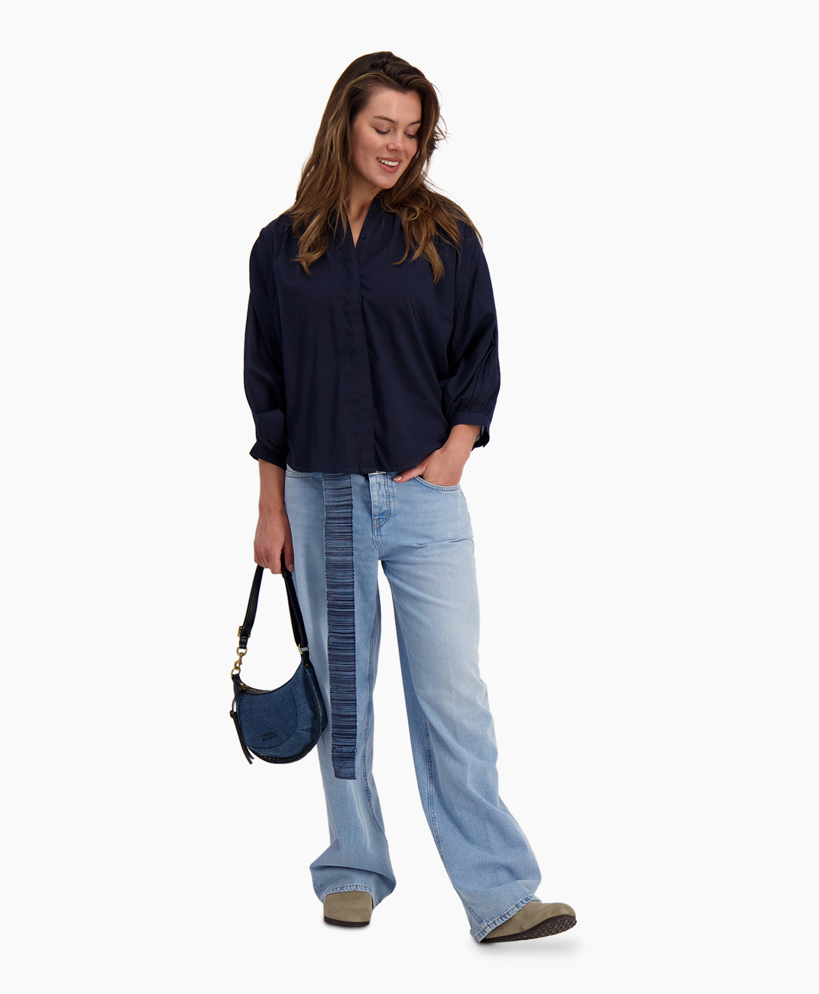 Blouse Balloon Donker Blauw