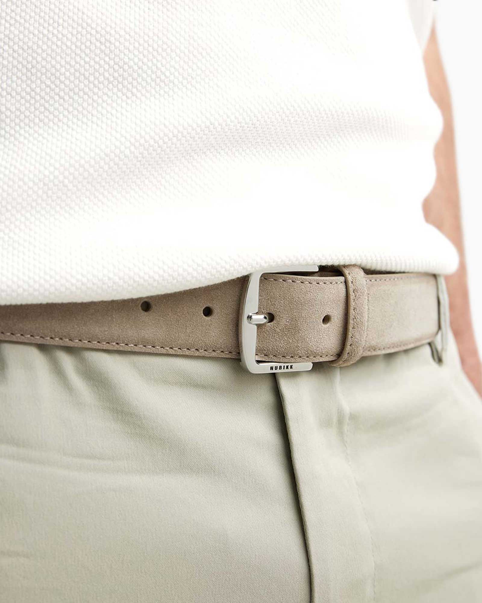 Riem James Belt Taupe