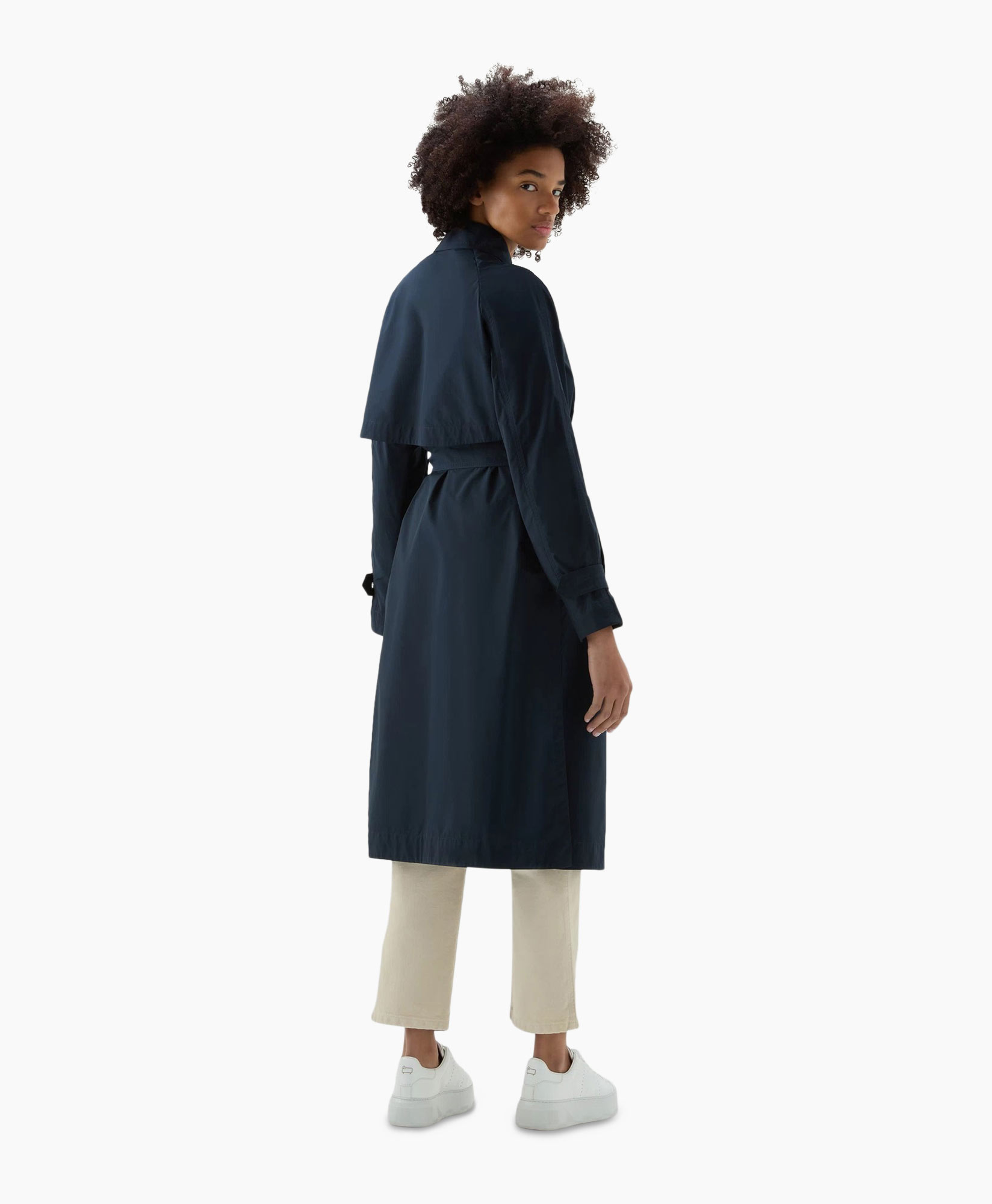 Trenchcoat Summer Donker Blauw