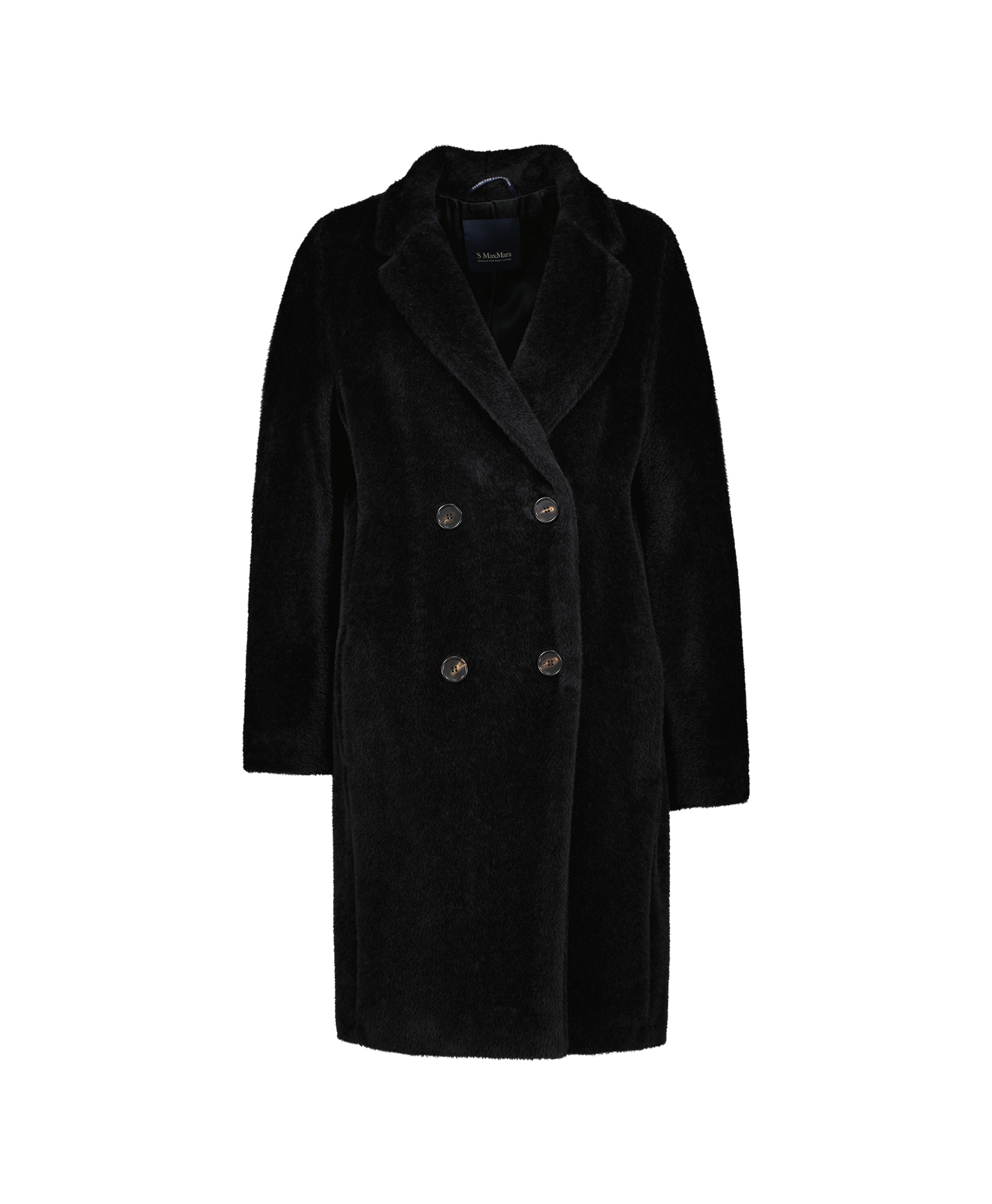 S Maxmara Mantel Roseto Zwart