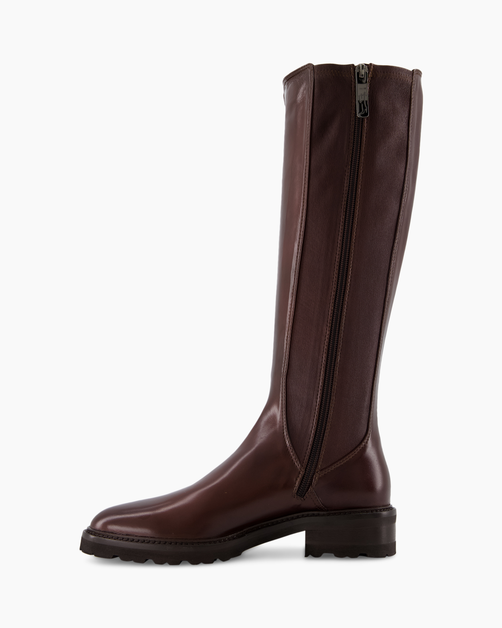 Lange Laars Stivale Stretch Licht Bruin