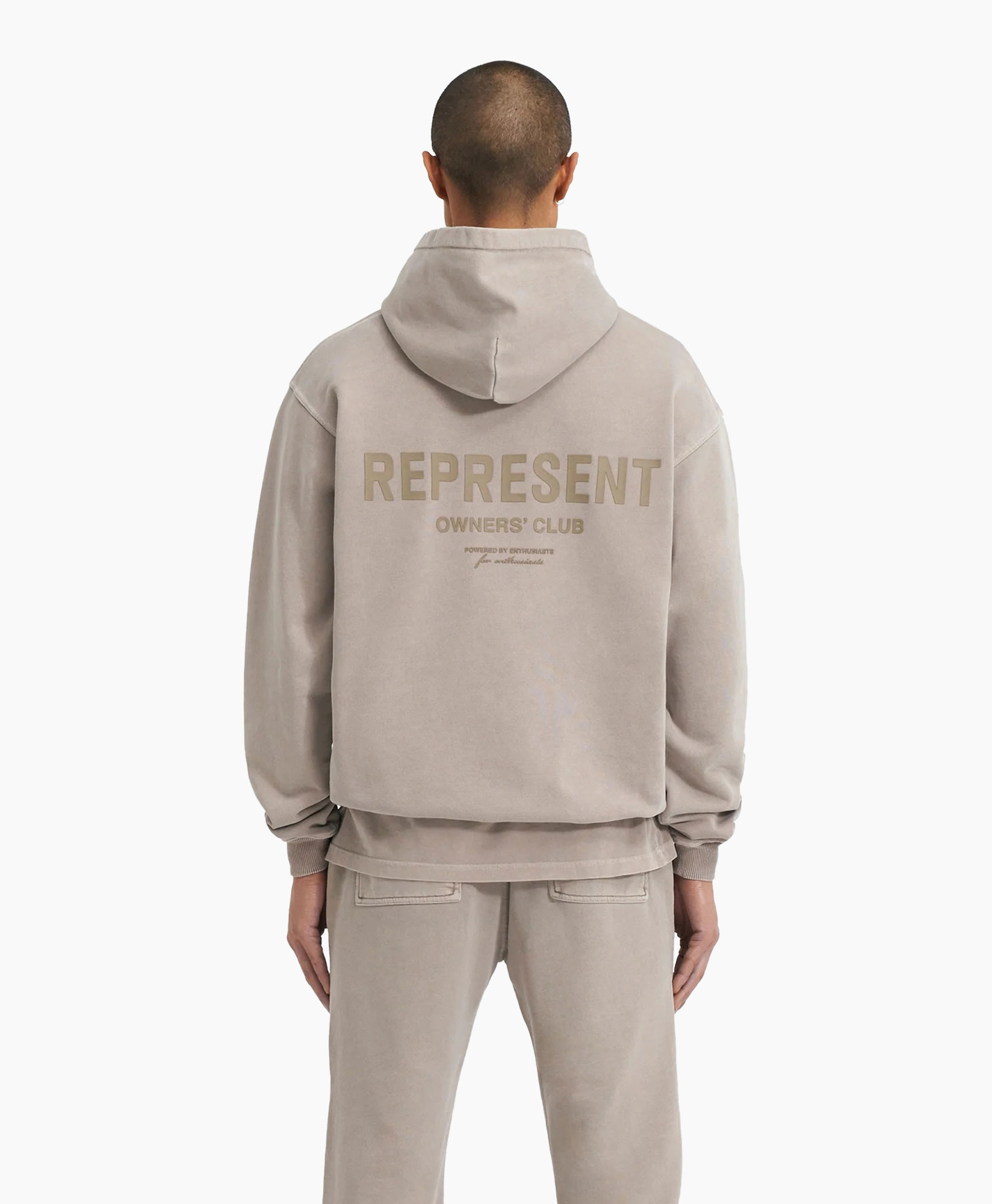 Hoodie Oweners Club Beige