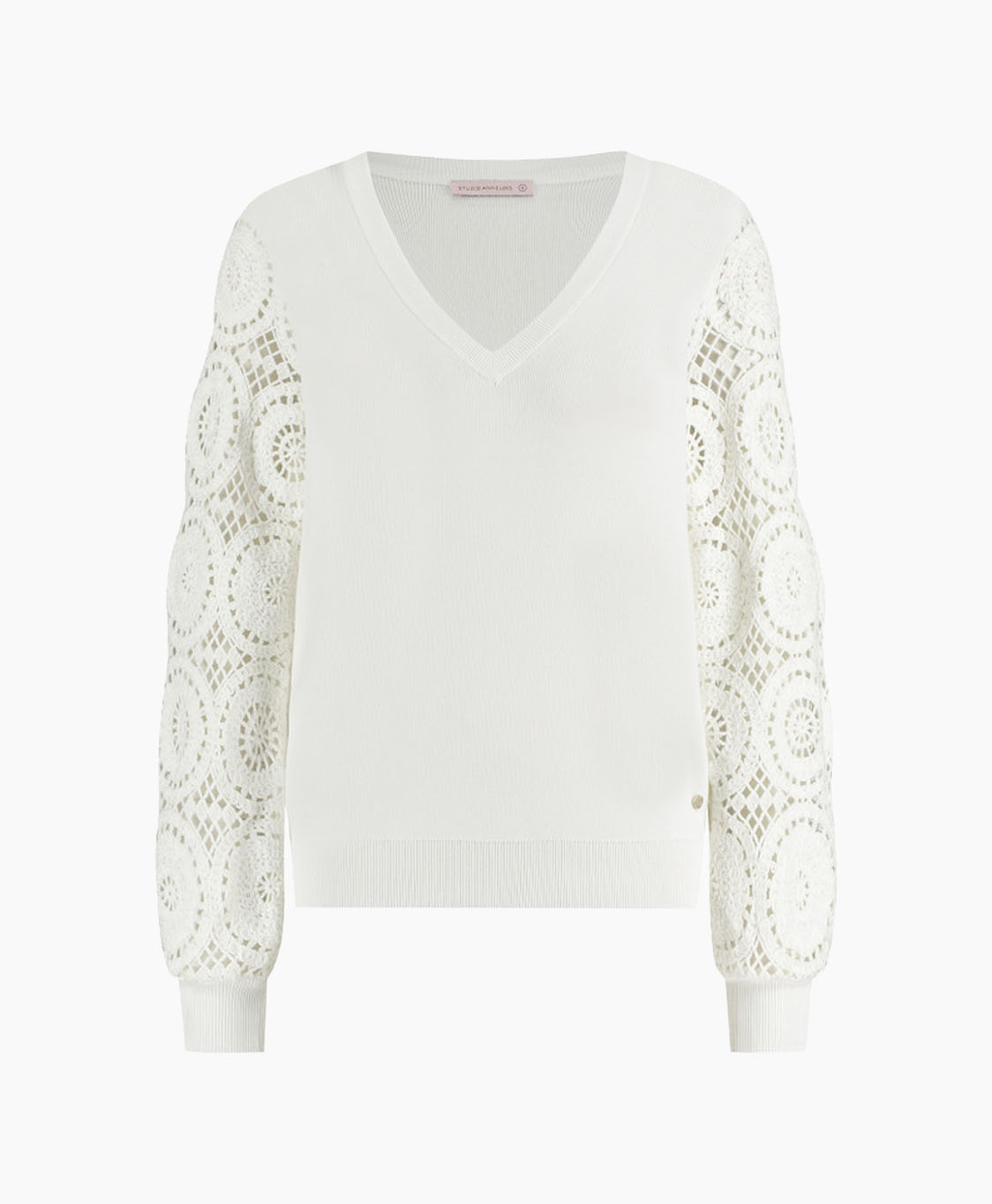 Pullover Dinah Crochet Off White