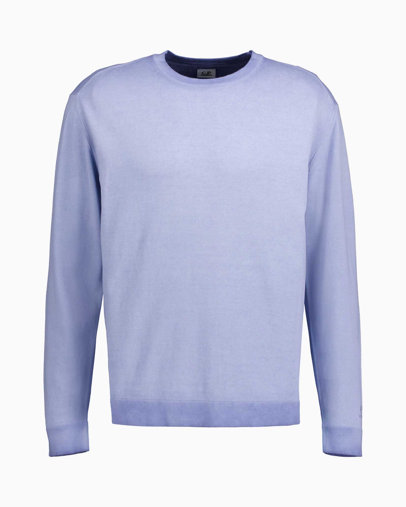 Gebreide Trui Dyed Crewneck Knit Blauw