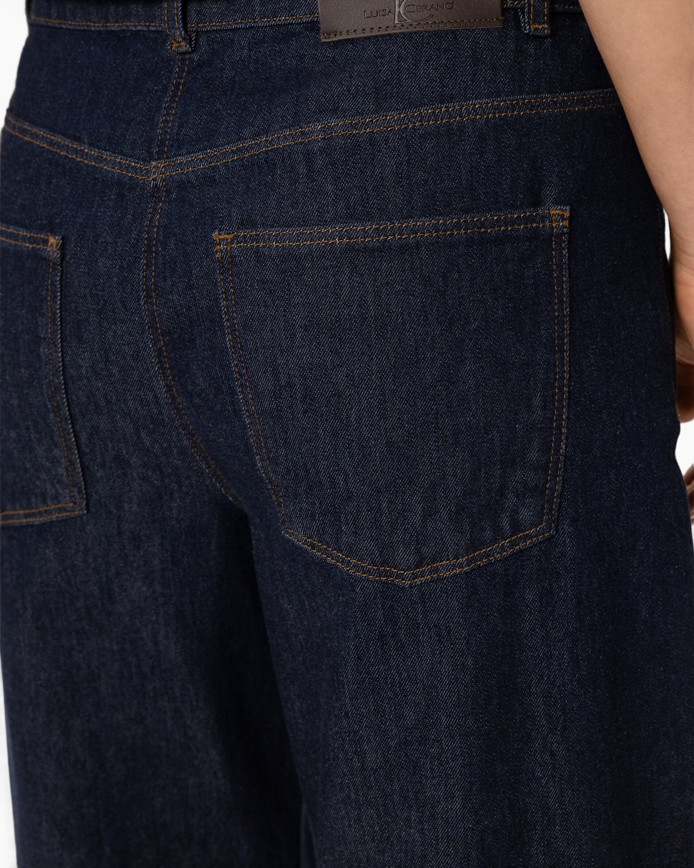 denim, spijkerbroek, rugzakzak, blauw, stiksel