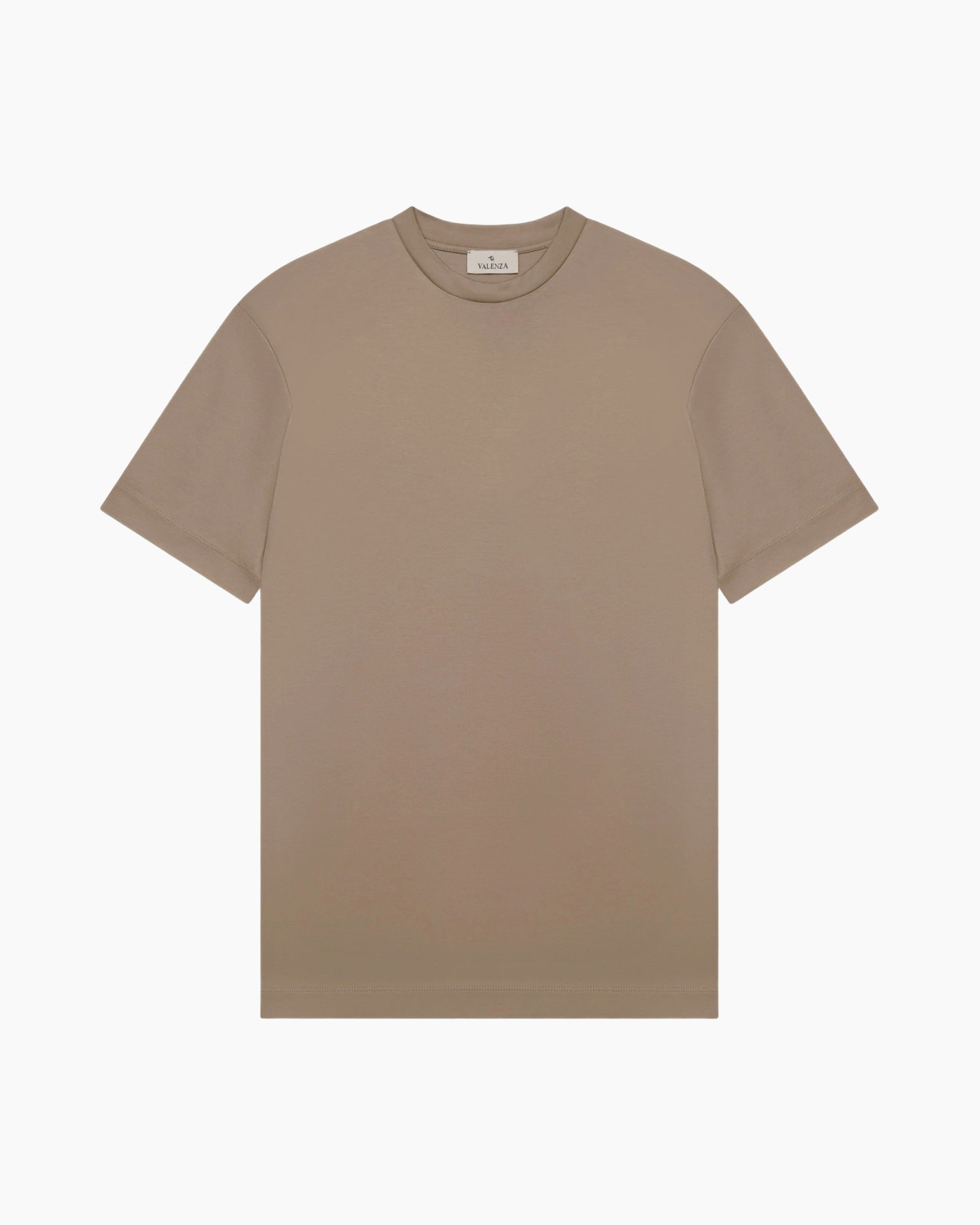 T-shirt Interlock Supima Taupe