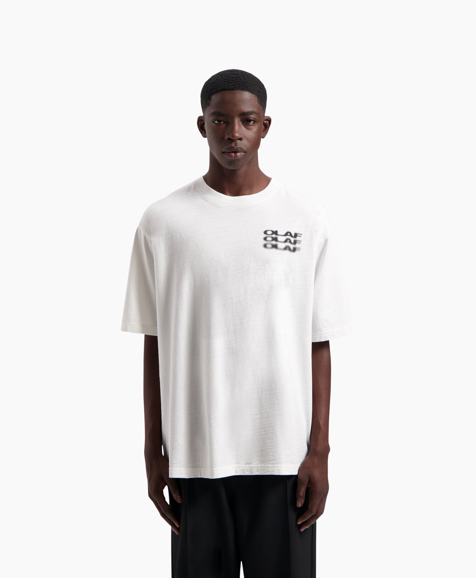 T-shirt Blur Logo Wit