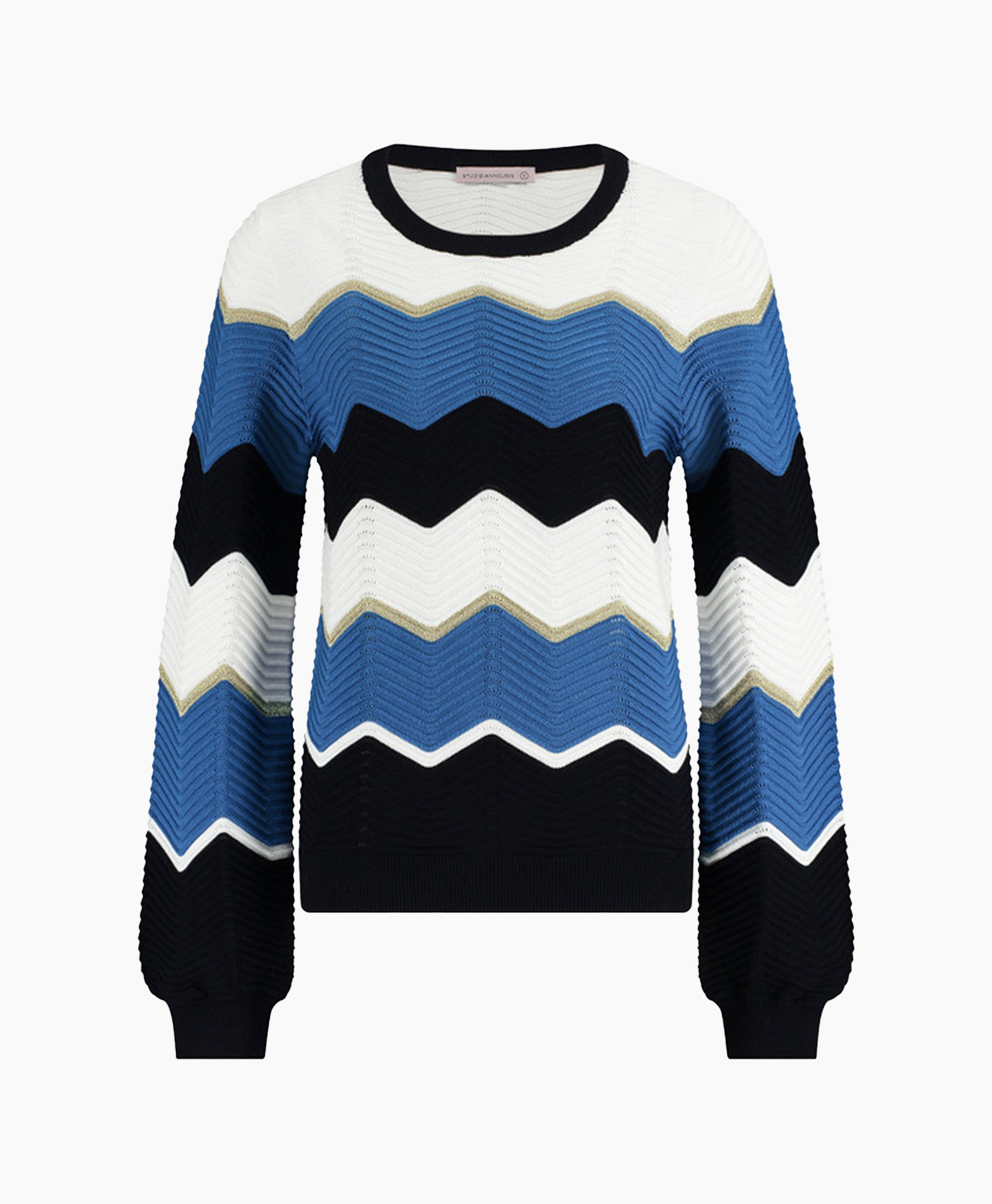 Pullover Isa Zigzag Ajour Ecru