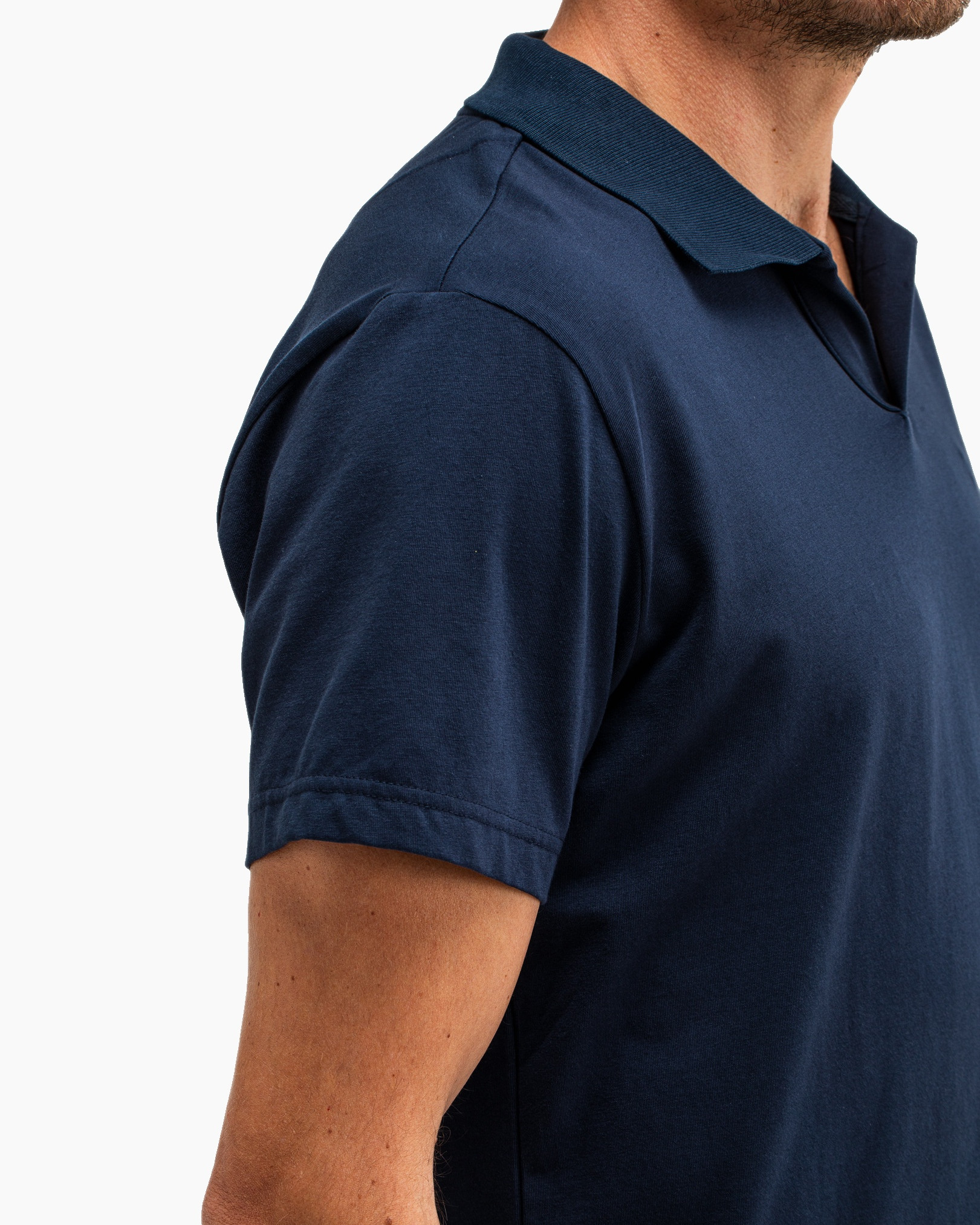Polo Alain Jersey Blauw Polo Alain Jersey Blauw