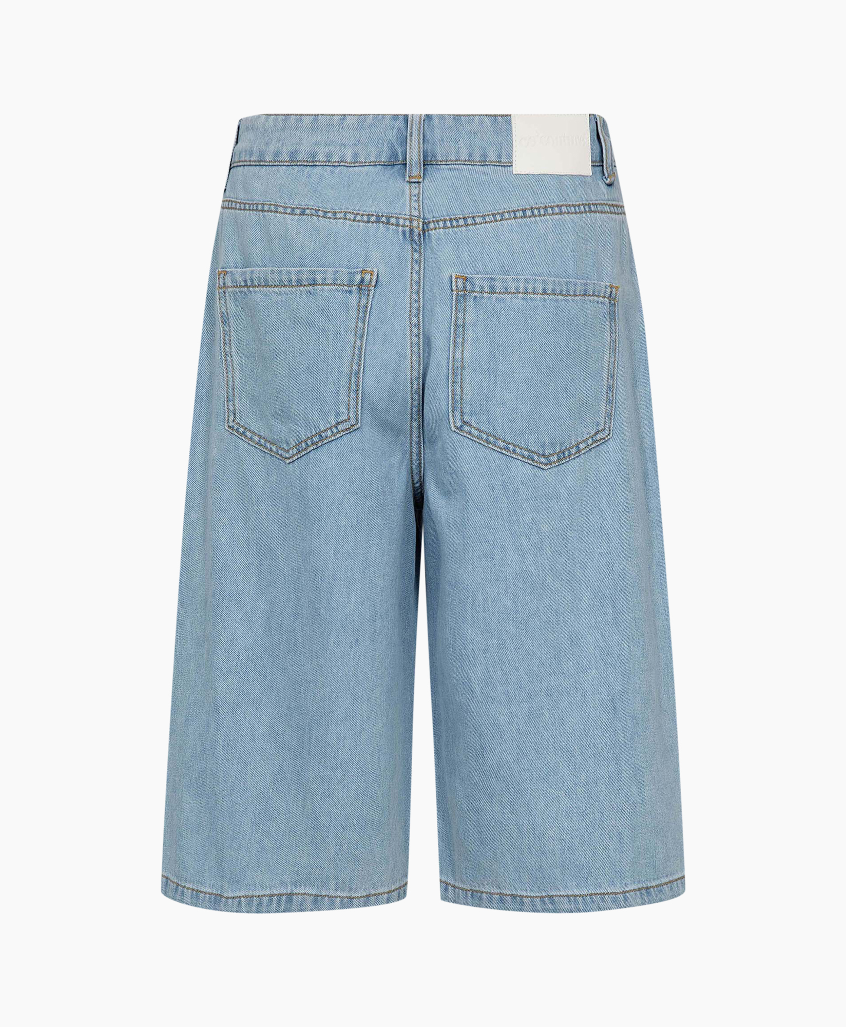 denim, shorts, jeans, lichtgewassen, zakken