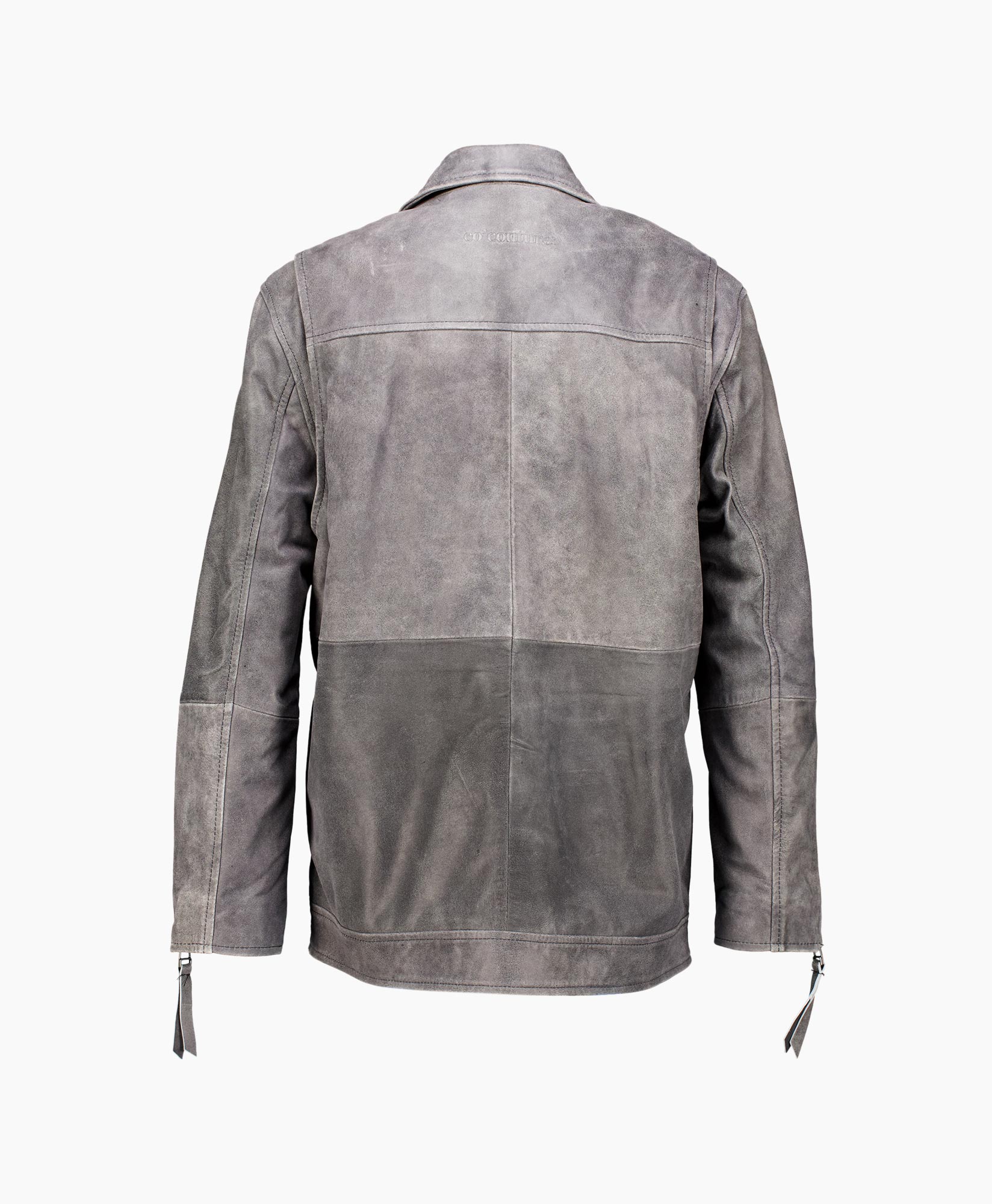 Jack Floyd Leather Biker midden grijs