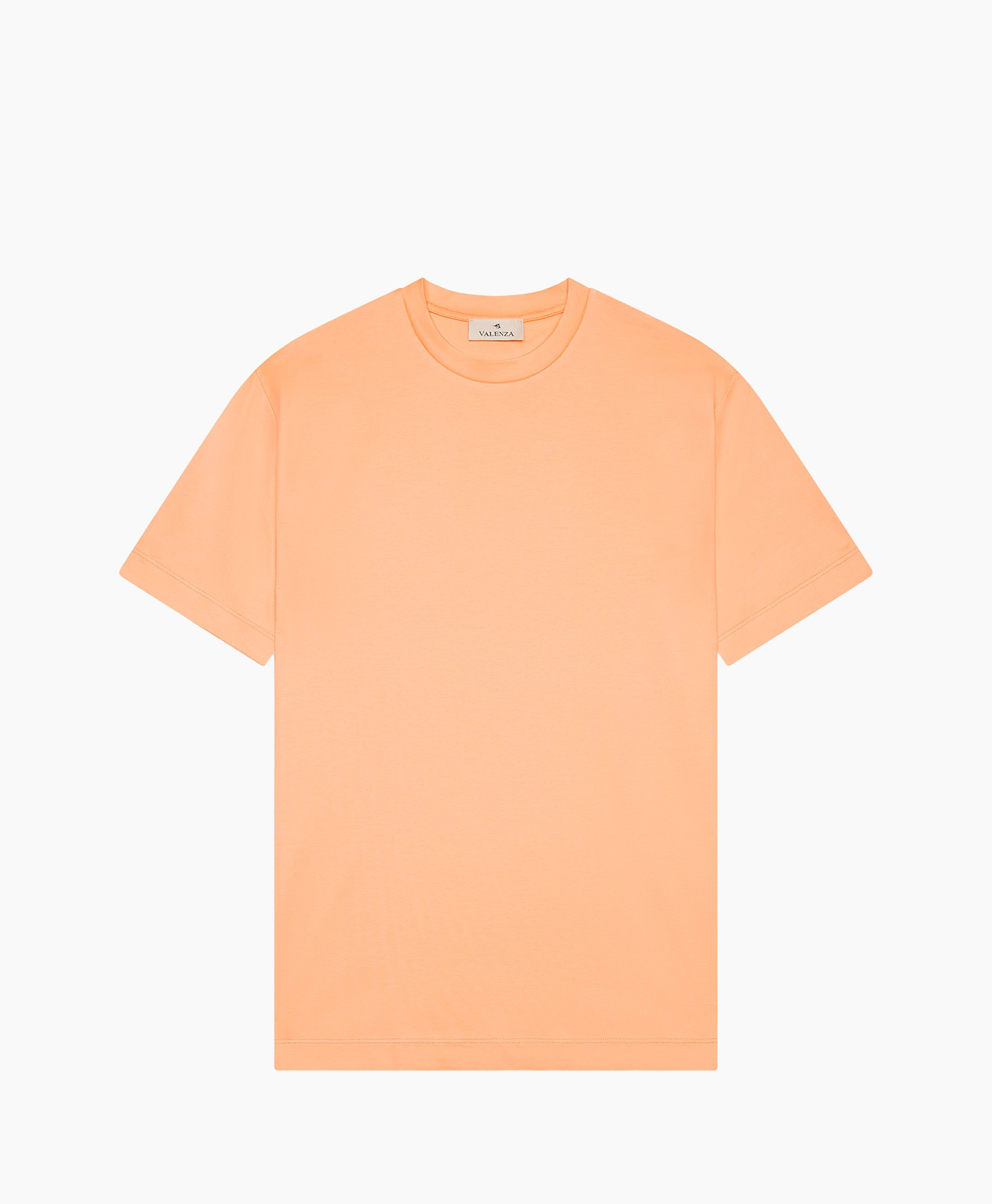 T-shirt Korte Mouw Interlock Supima Zalm