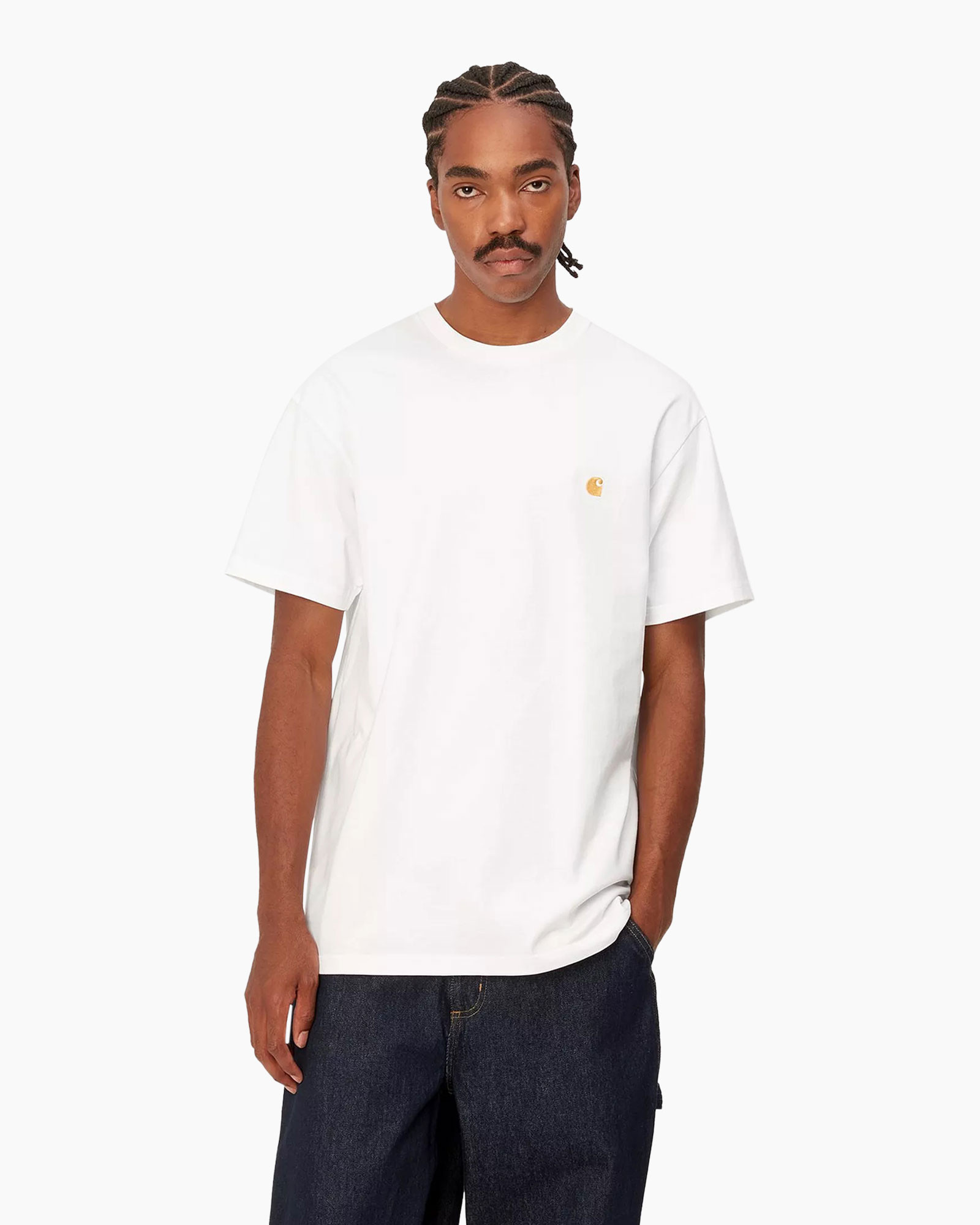 T-shirt Korte Mouw S/s Chase Wit