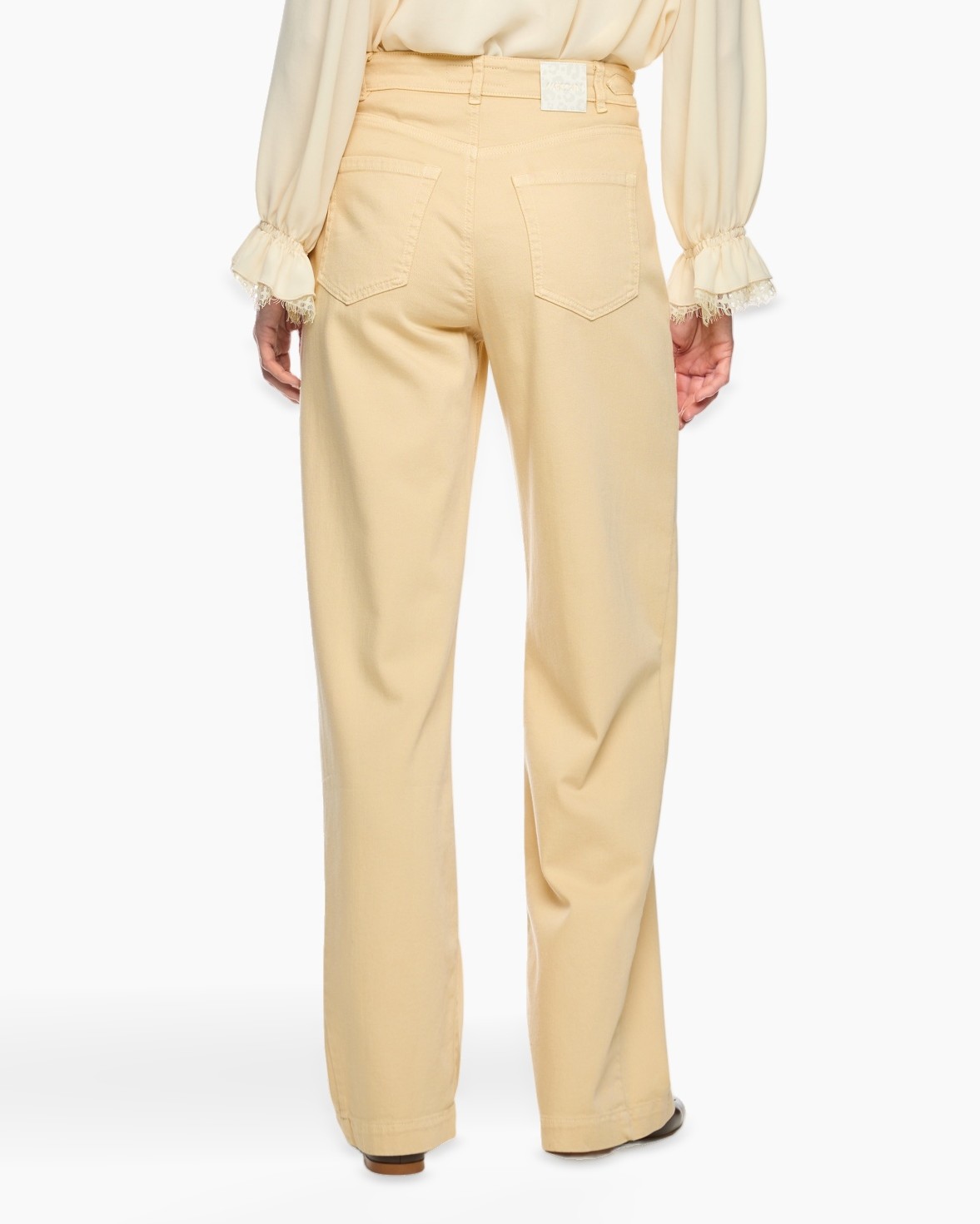 beige broek, wijdgaande broek, werkbroek, casual, broeken