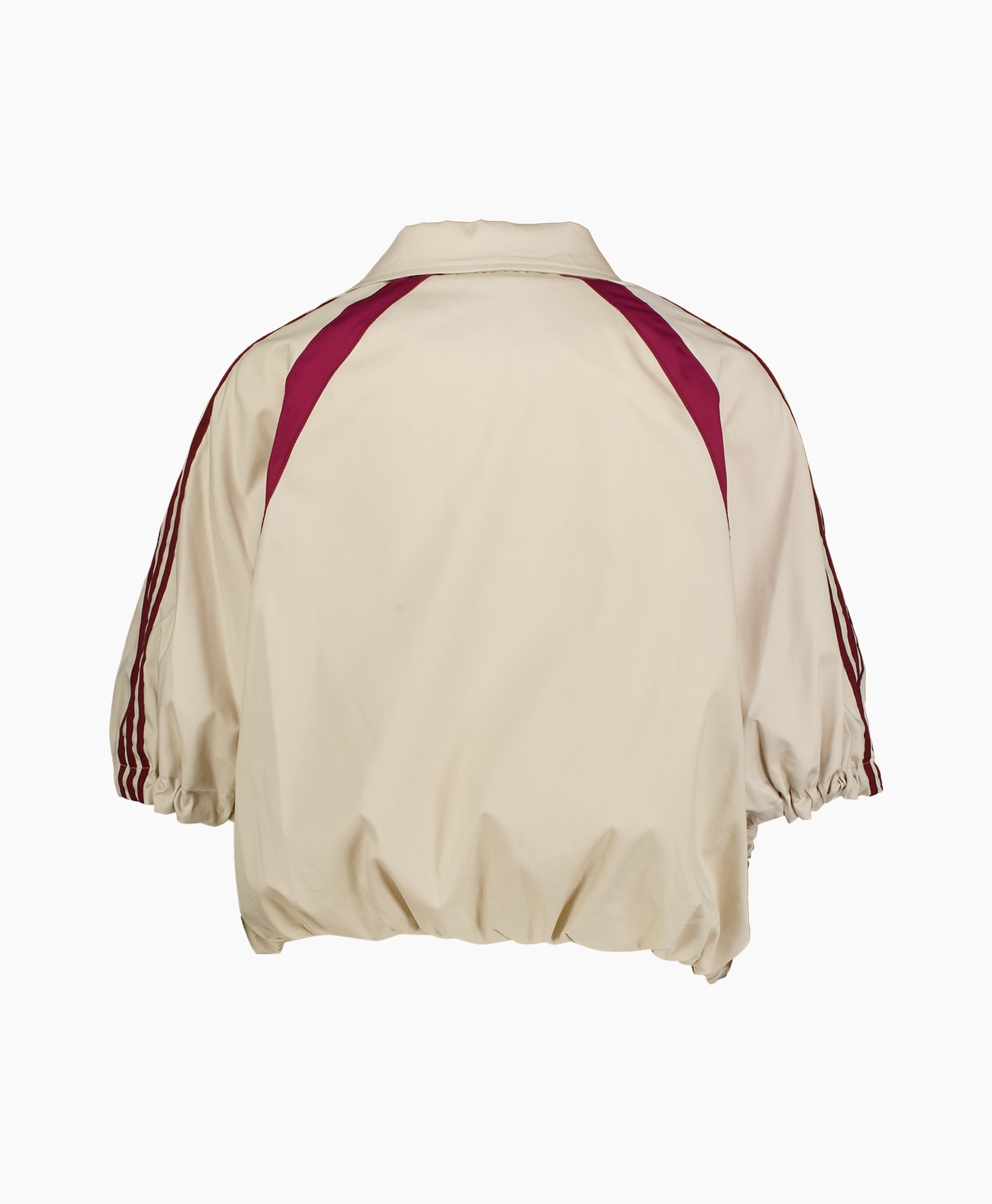 jasjak, windbreaker, beige, rits, pofmouw