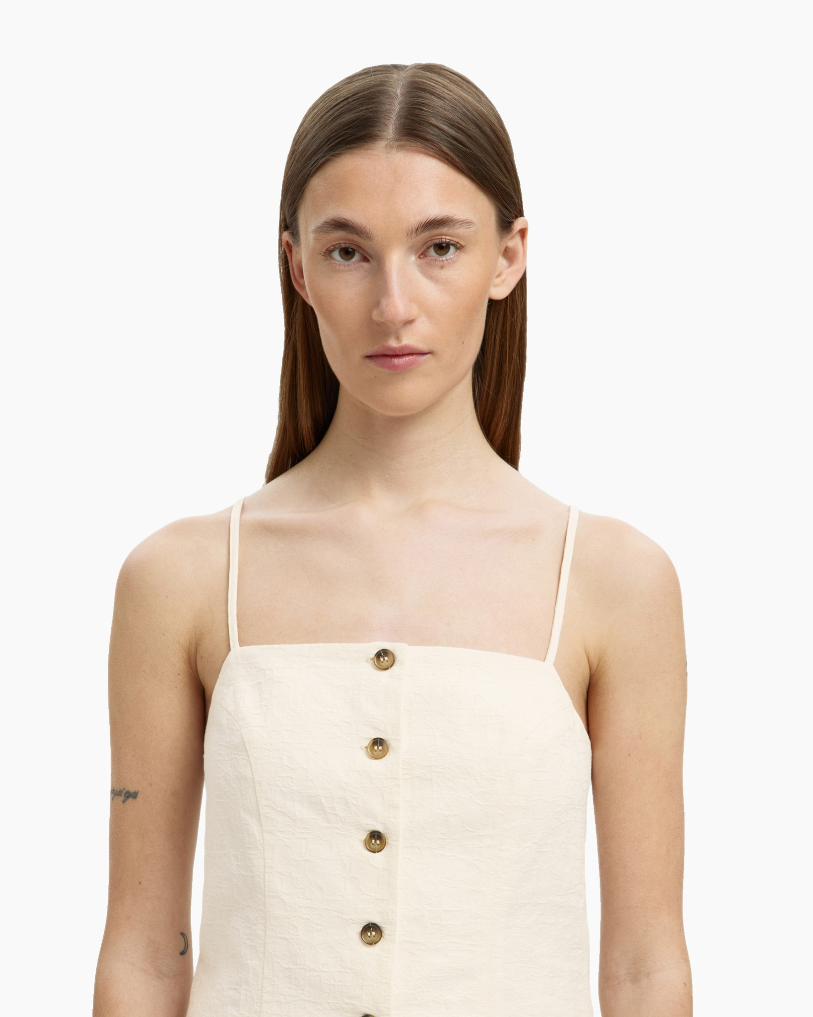 Top Mette Buttoned Jacquard Strap To Wit