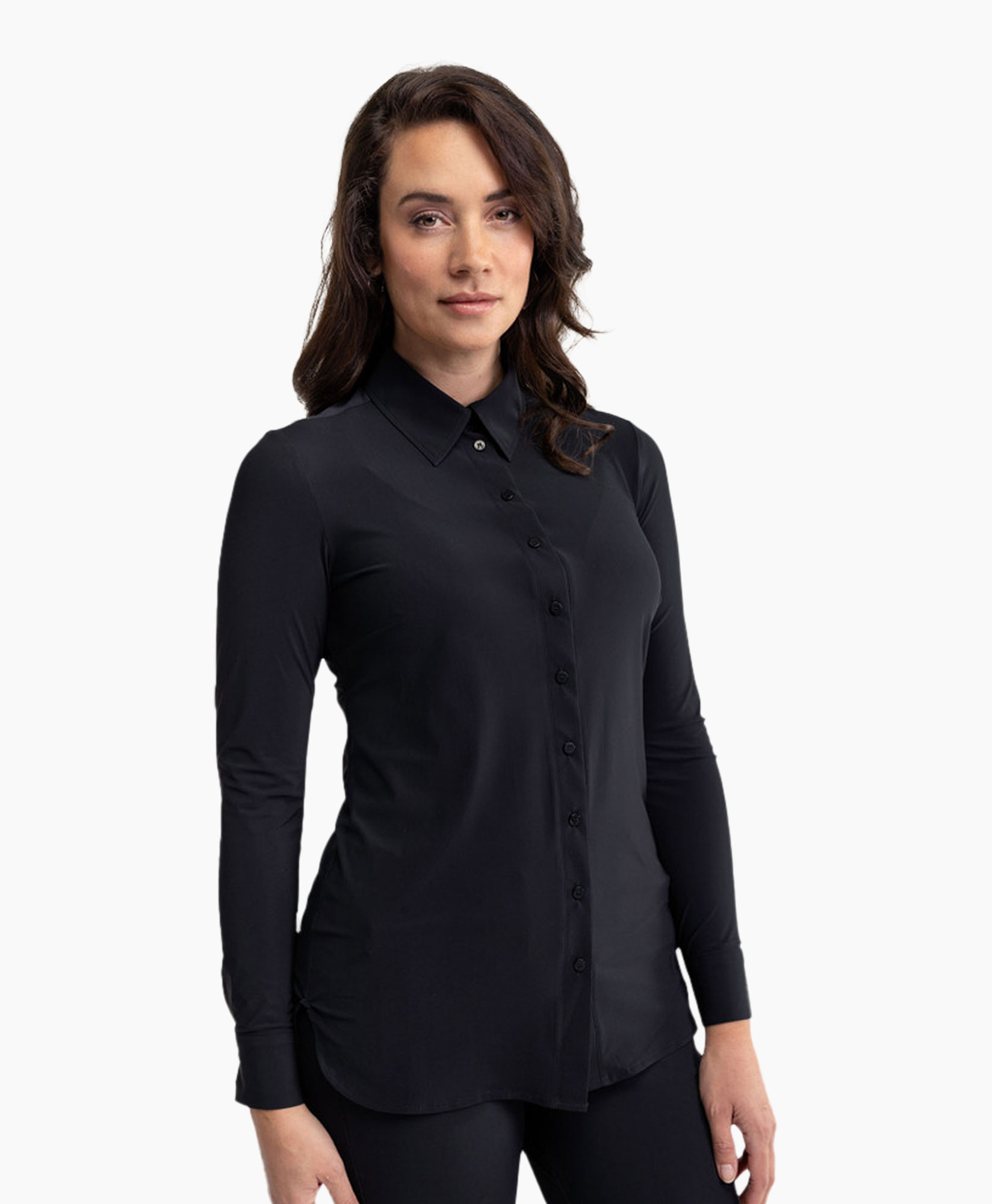 Blouse Poppy Zwart dessin