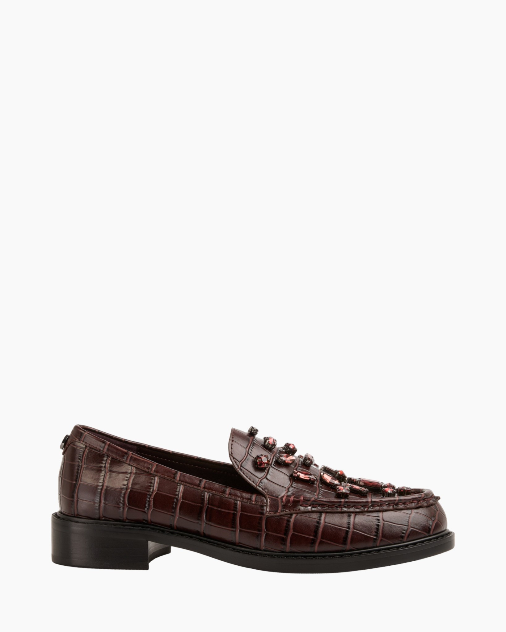 loafers, oxford, krokodillenhuid, bordeaux, kralenversiering