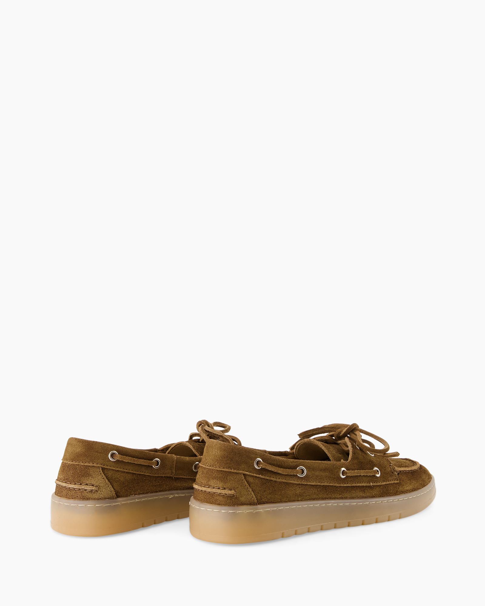 loafers, boat shoes, suede, bruin, gum sole