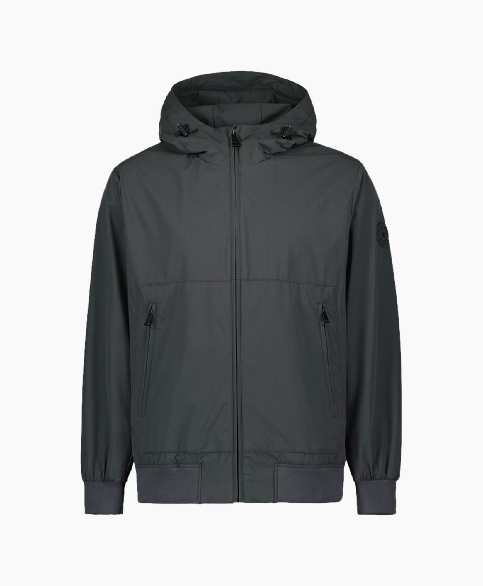 Jack Hooded Four-fay Stretch Donker Grijs