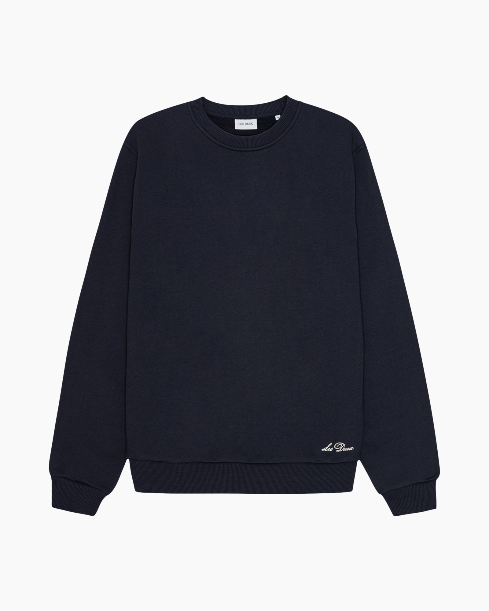 sweatshirt, marineblauw, royaaltrek, langarm, logo-contrast