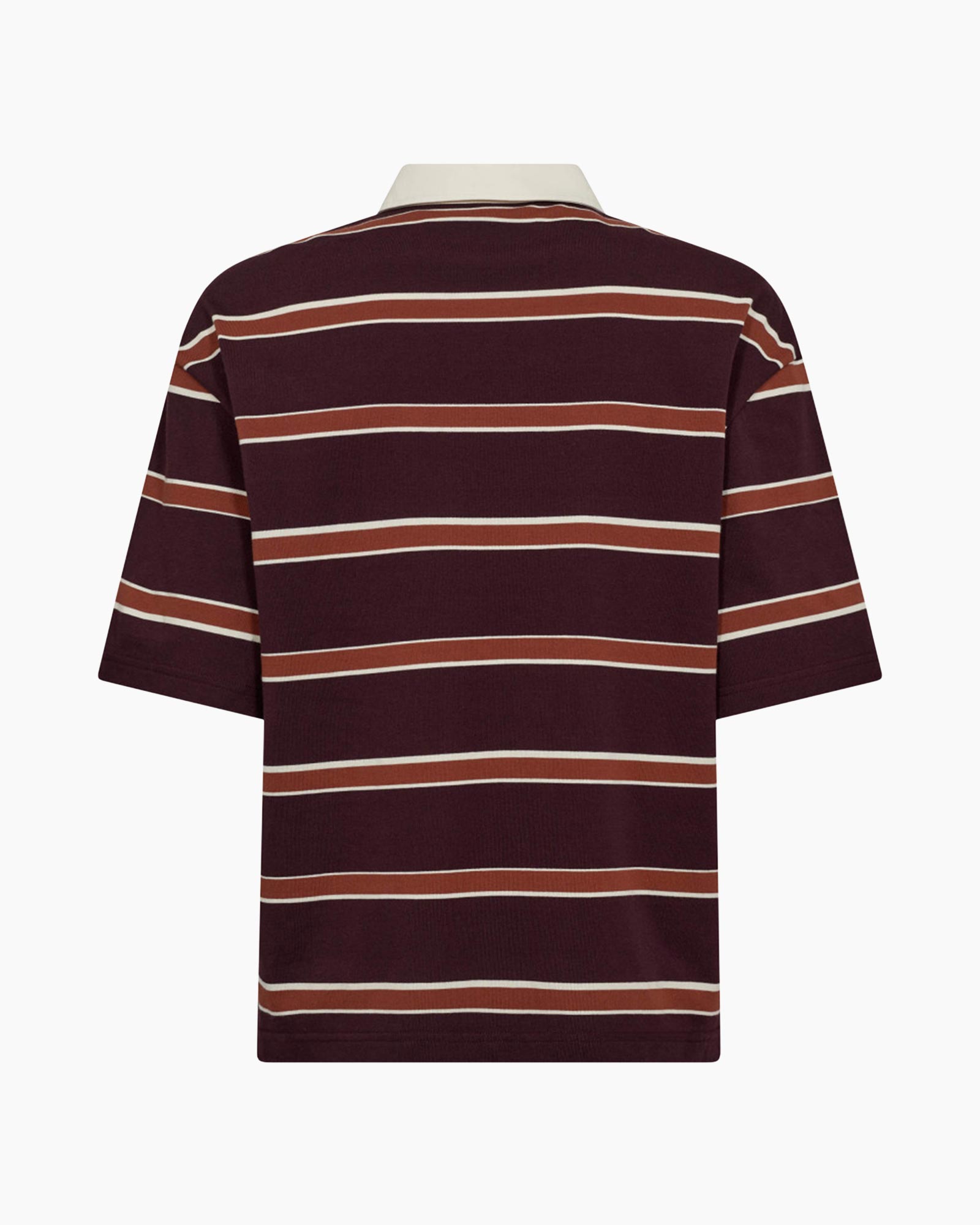 Polo Augustacc Stripe Bordeaux