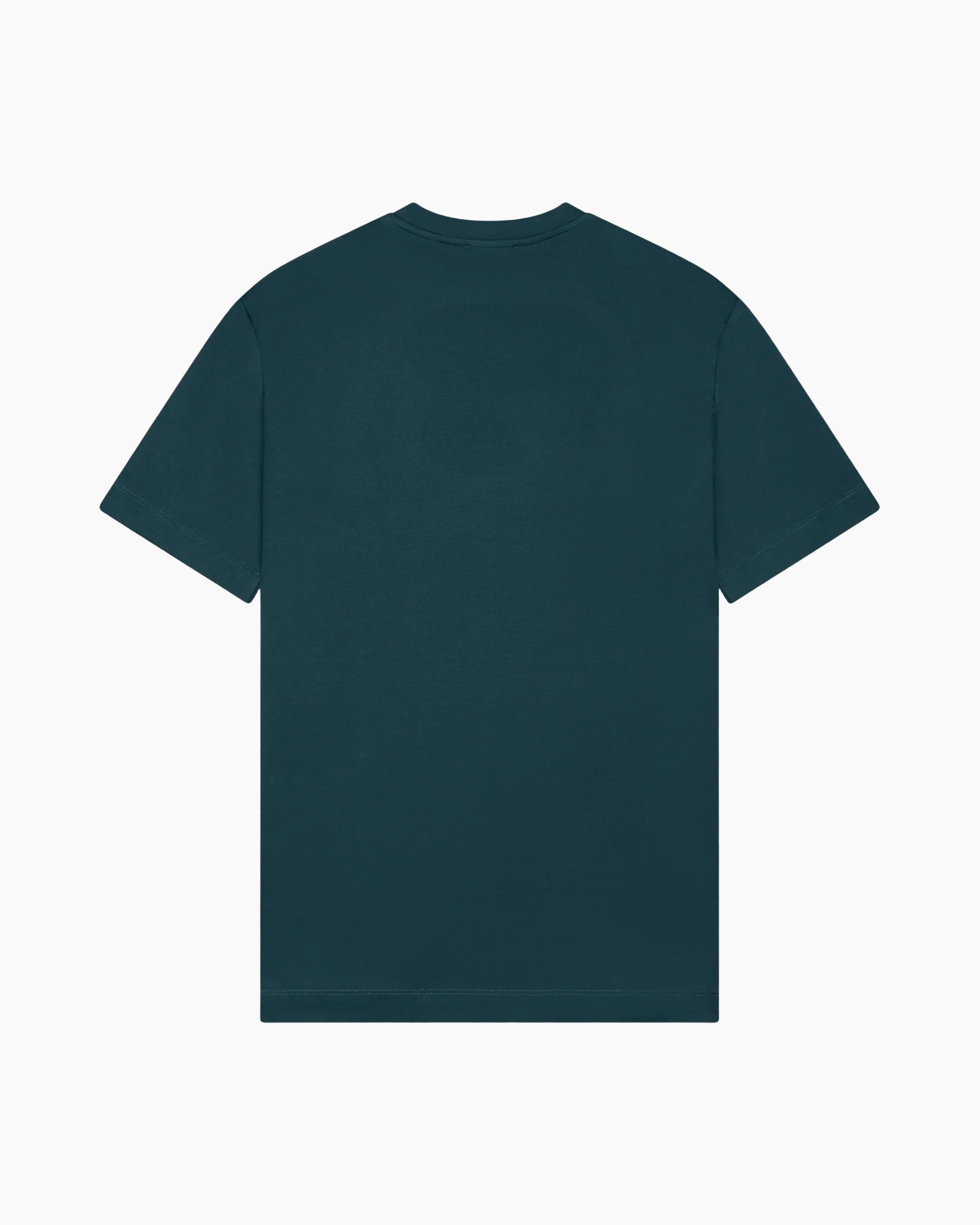 t-shirt, korte mouwen, ronde hals, effen kleur, teal