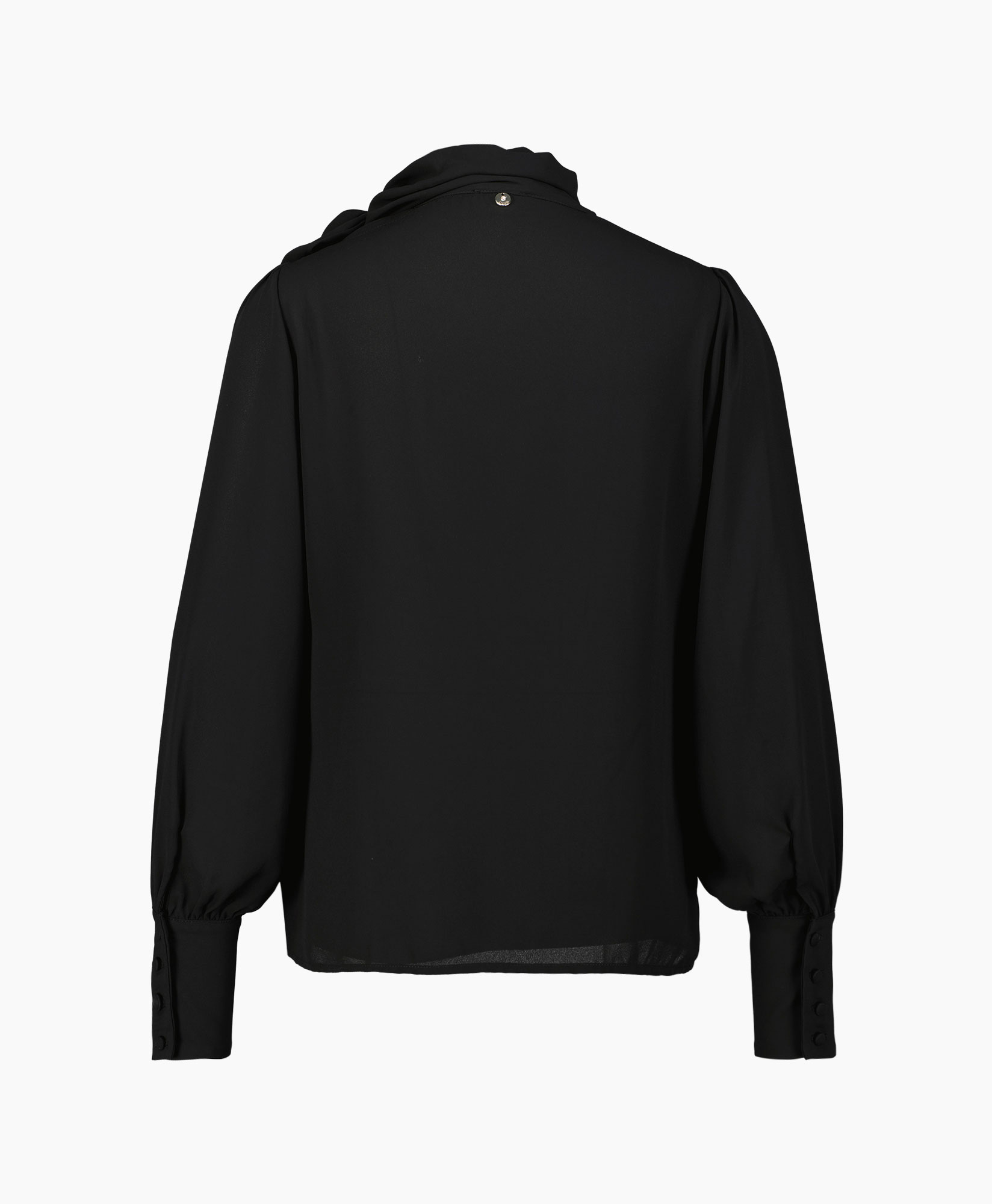 Liu Jo Blouse Ecs Tunica C/fiocco Zwart