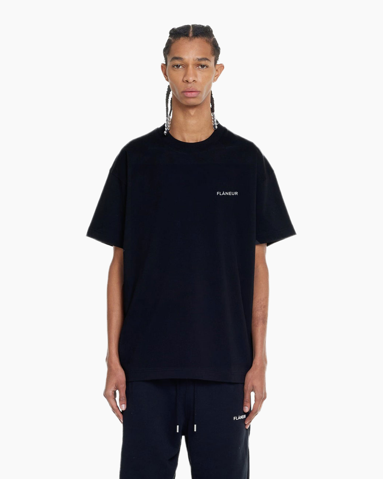T-shirt Korte Mouw Logo Zwart
