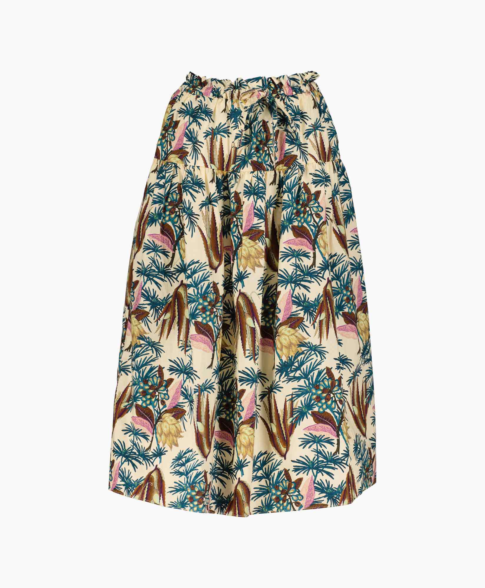 Ulla Johnson Midi Rok Fernanda midden geel