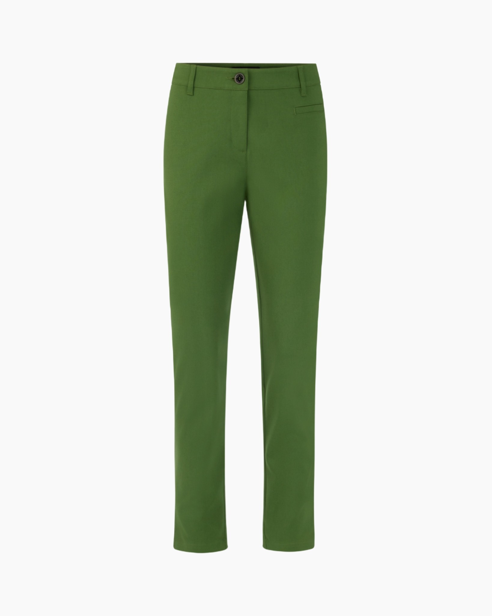 groen, broek, broeken, slim-fit, voorzijde-sluiting