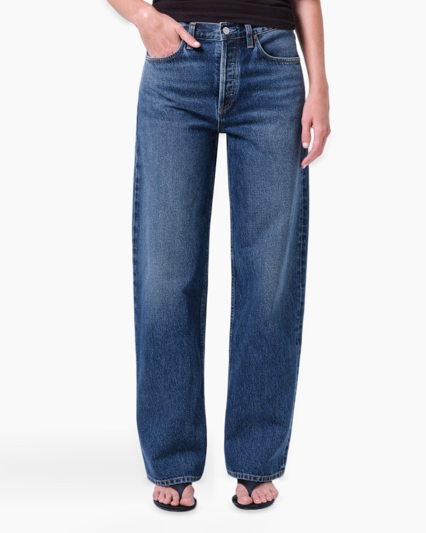 jeans, denim, wide-leg, blue, pants