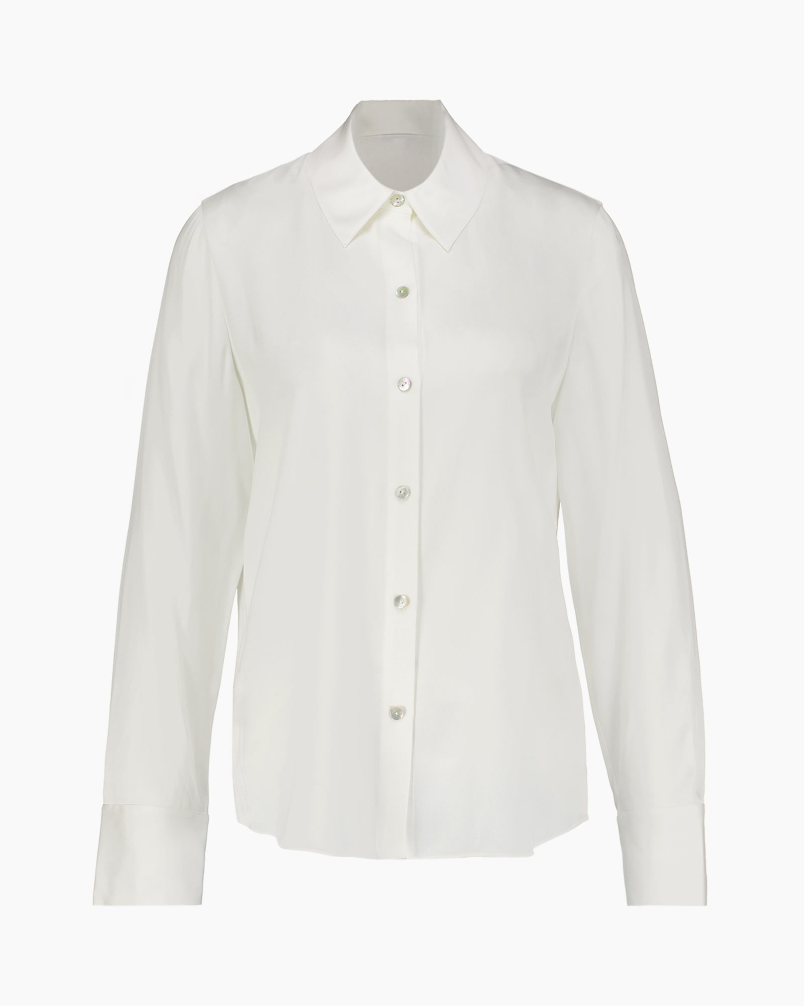 Blouse Slim Fit Classic Off White