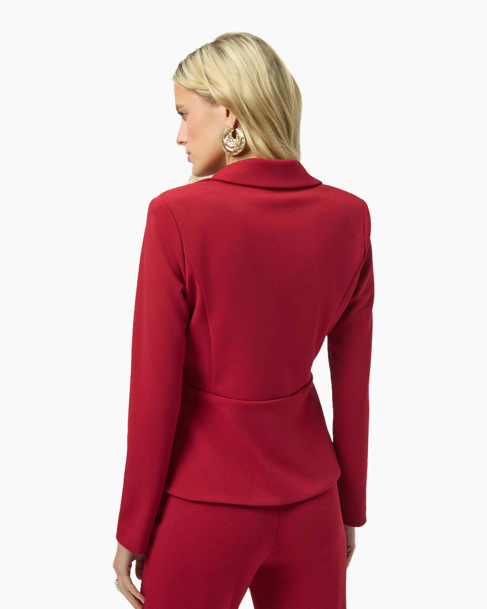 Blazer Fittedda Bordeaux