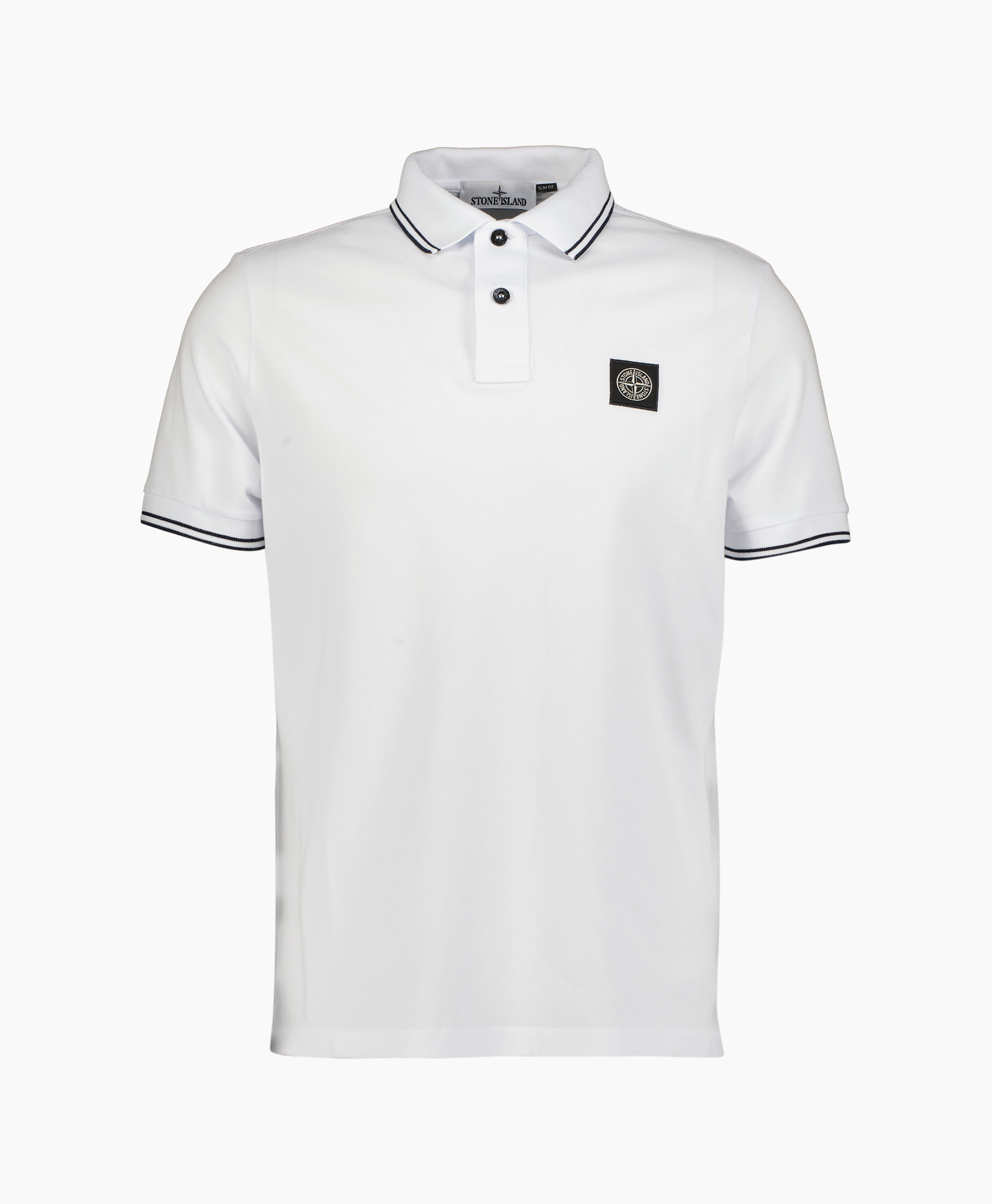 Stone island polo wit heren clearance