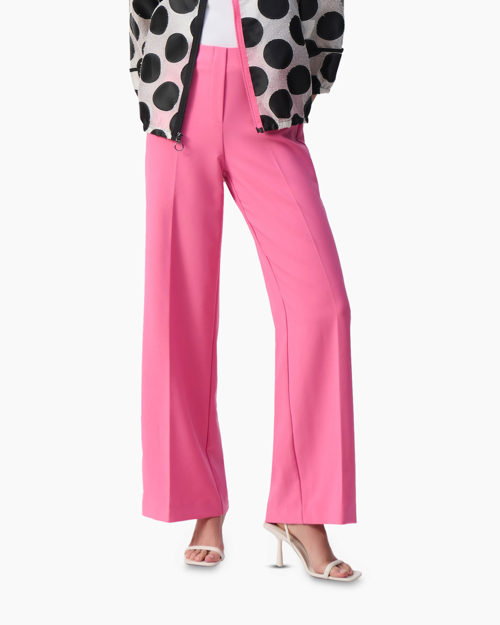 Pantalon Wide Leg Roze